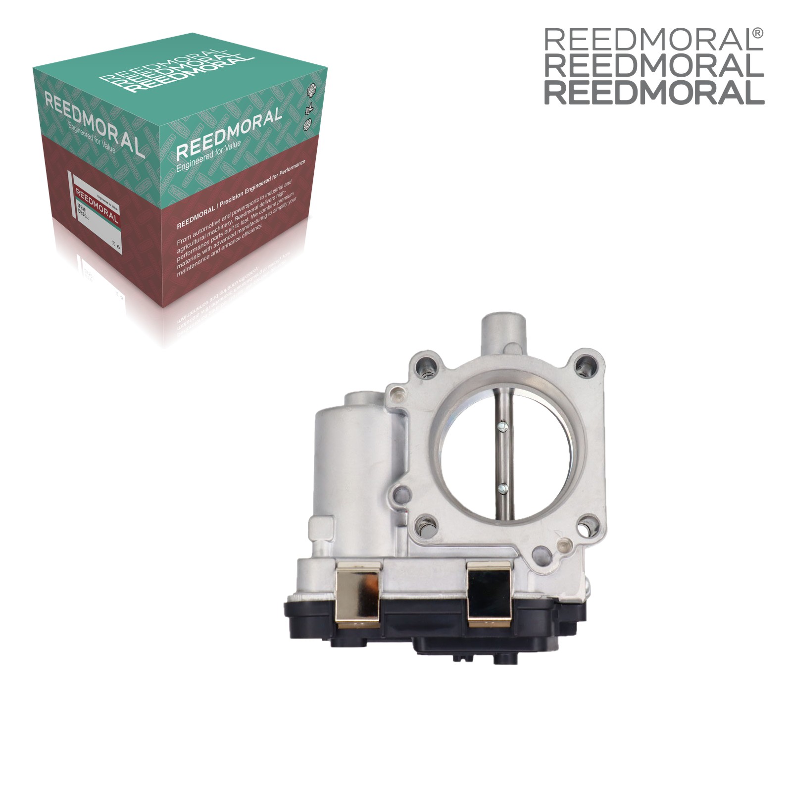 J1102 REEDMORAL electronic throttle body front with REEDMORAL packaging