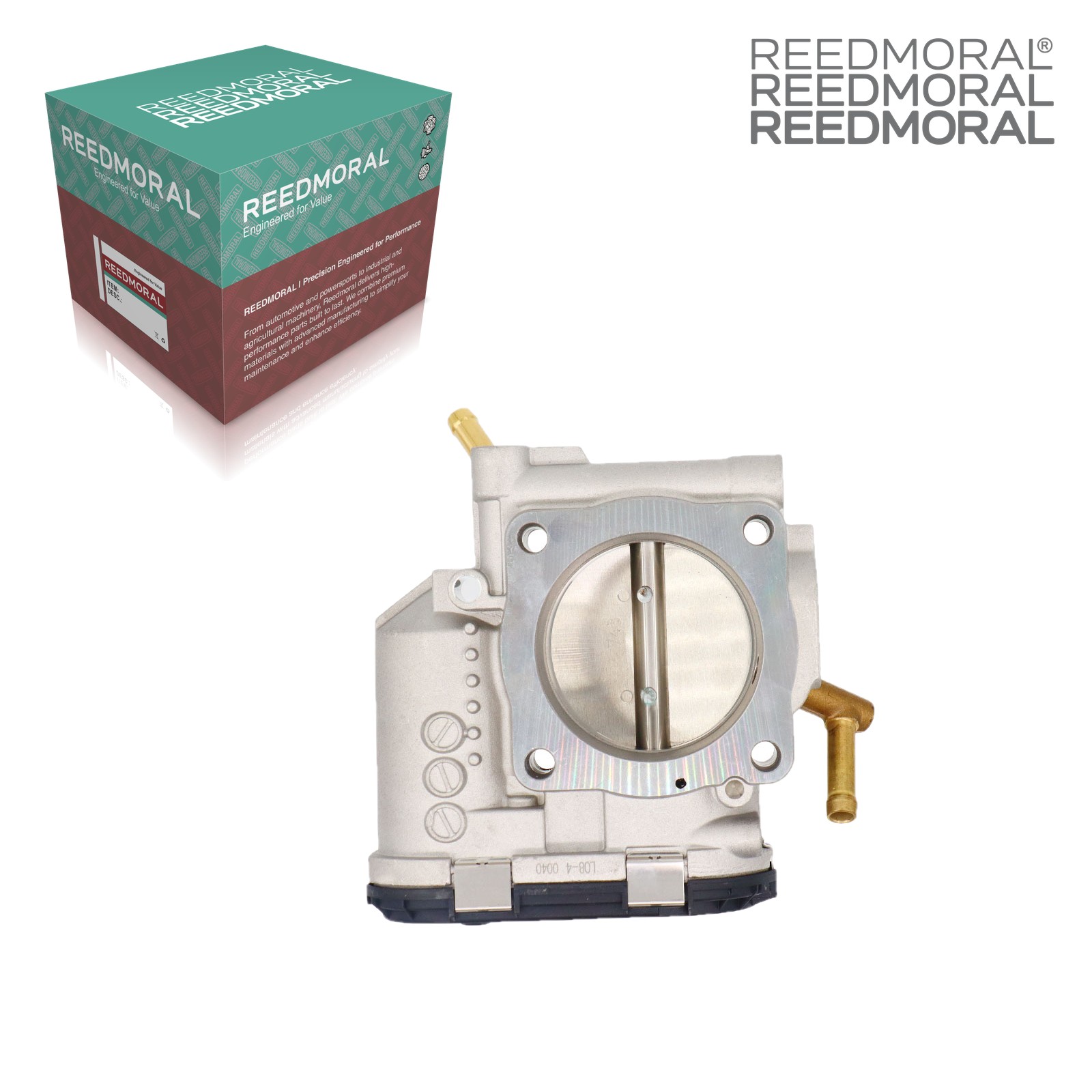 J1106 REEDMORAL electronic throttle body connector side with REEDMORAL packaging