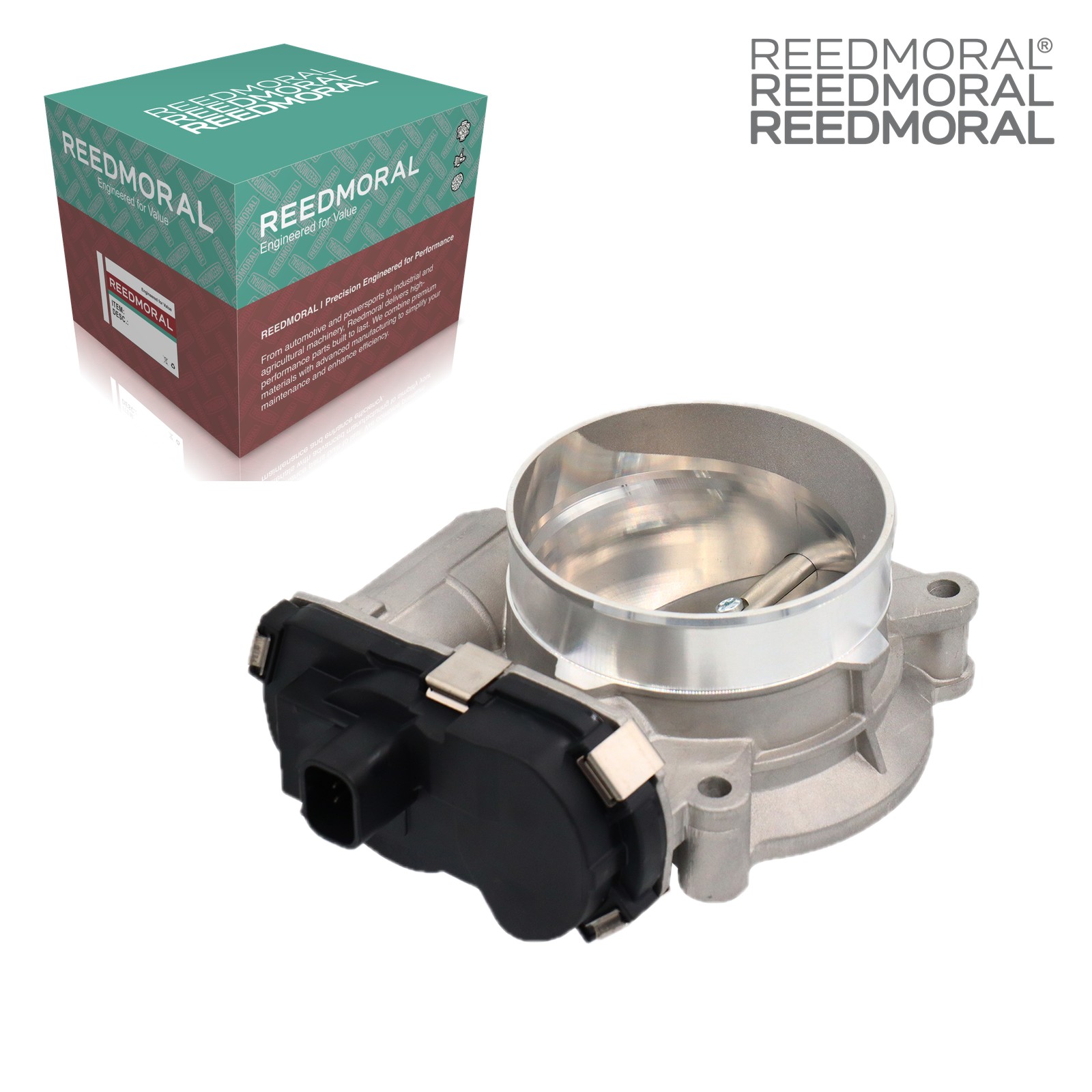 J1108 REEDMORAL electronic throttle body detail view 4 with REEDMORAL packaging
