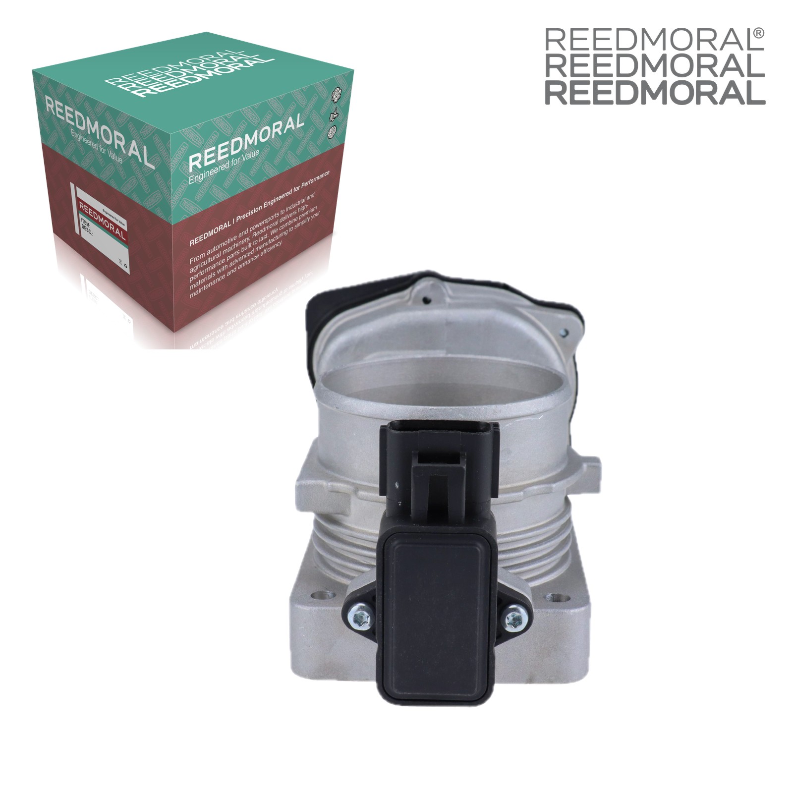 J1110 REEDMORAL electronic throttle body detail view 5 with REEDMORAL packaging