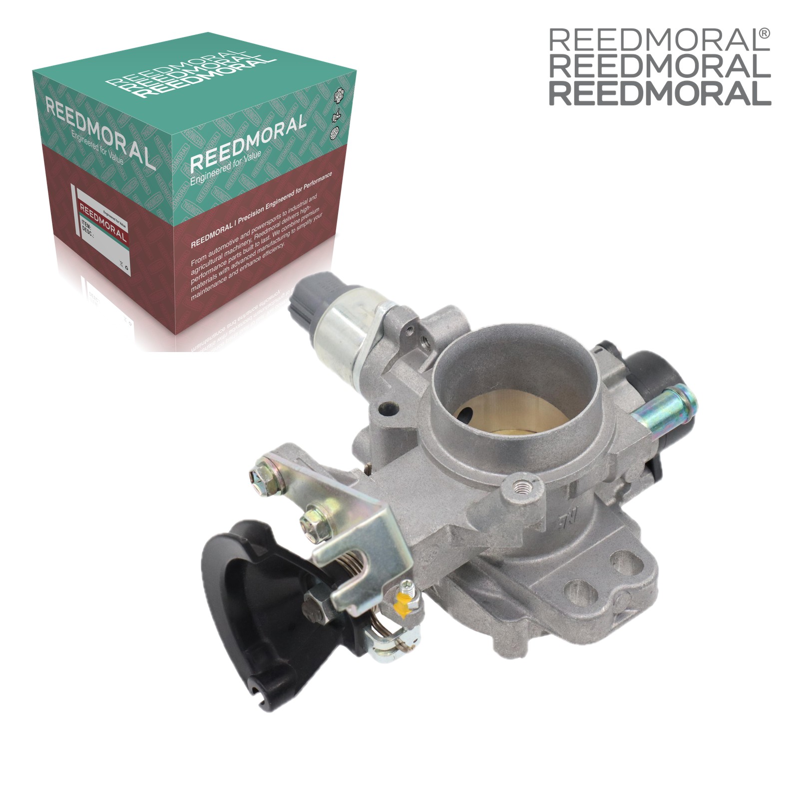 J1129A REEDMORAL electronic throttle body detail view 6 with REEDMORAL packaging