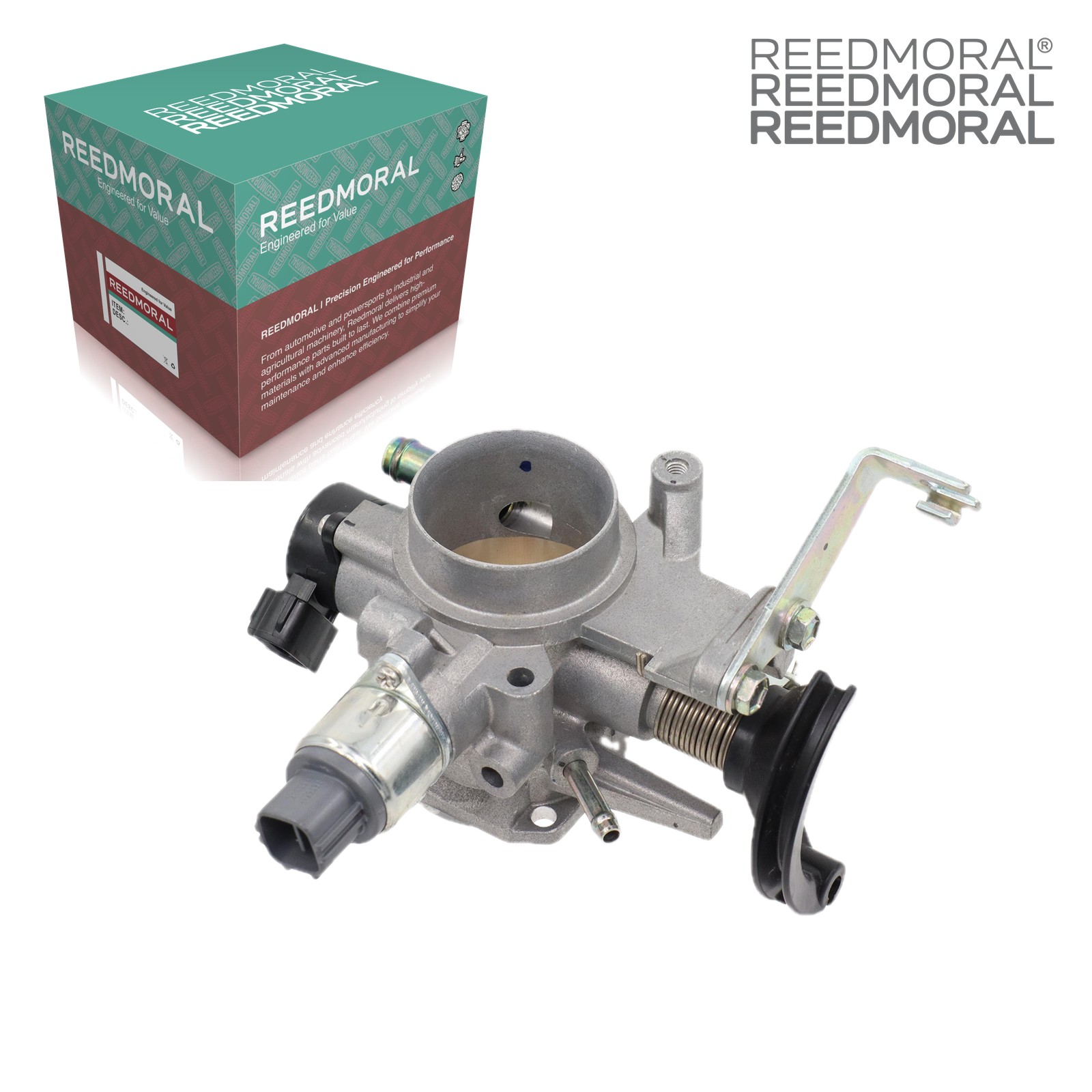 J1129A REEDMORAL electronic throttle body detail view 5 with REEDMORAL packaging