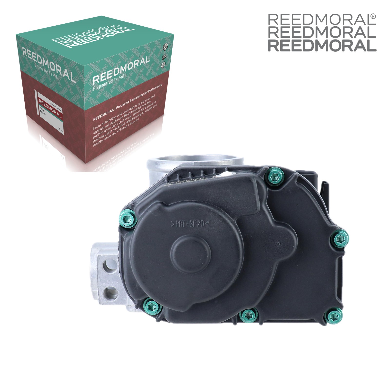 J1130 REEDMORAL electronic throttle body detail view 6 with REEDMORAL packaging