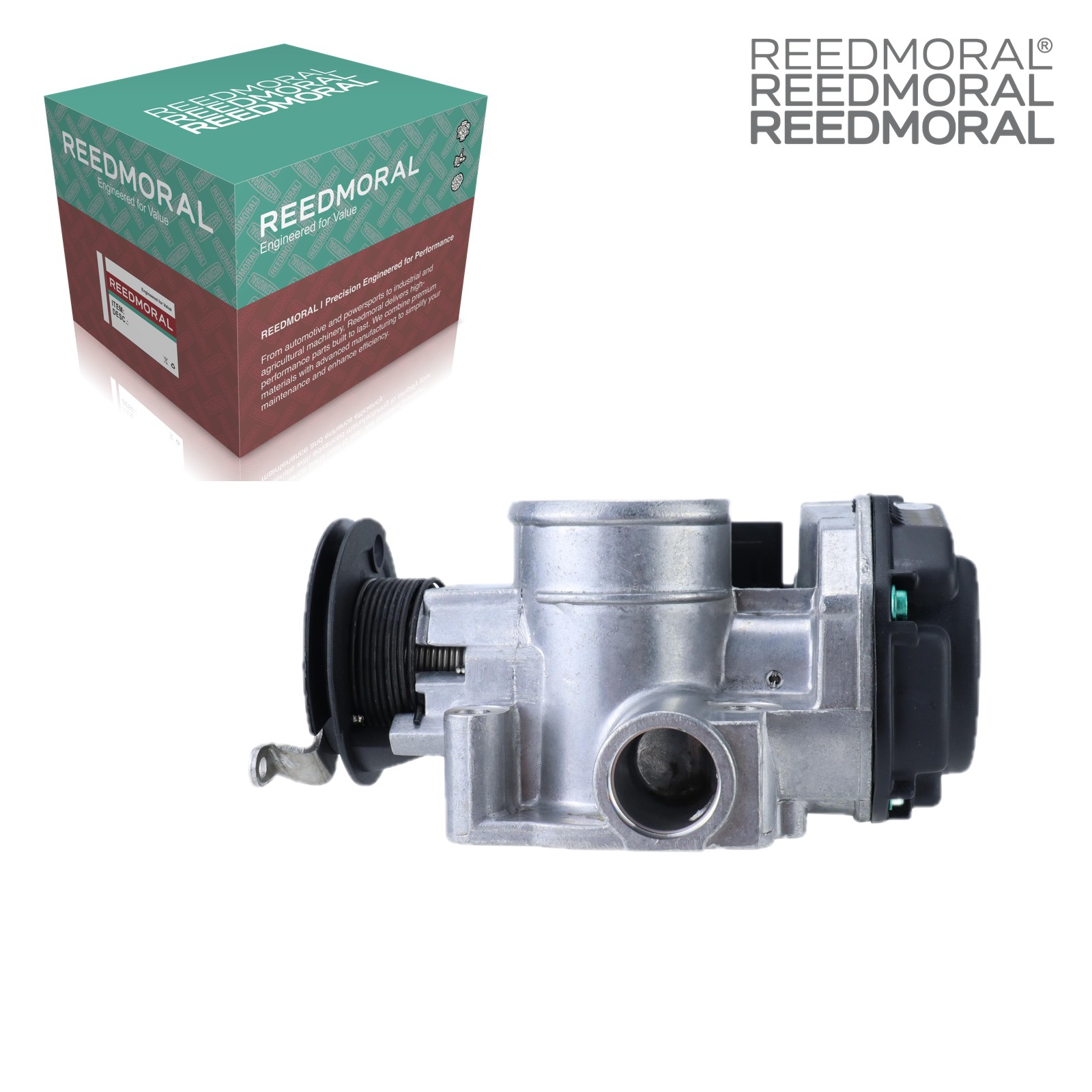 J1130 REEDMORAL electronic throttle body detail view 5 with REEDMORAL packaging