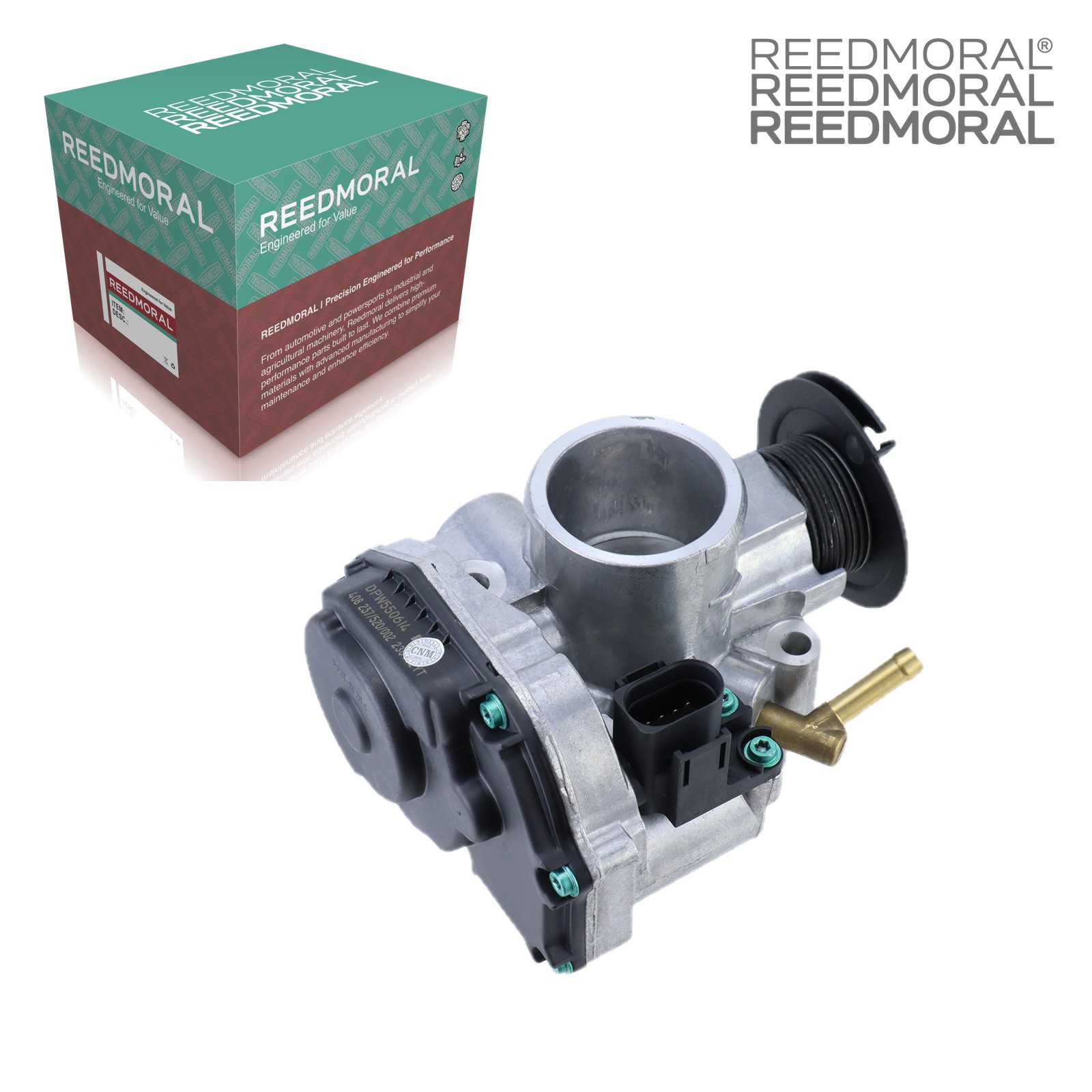 J1130 REEDMORAL electronic throttle body detail view 4 with REEDMORAL packaging