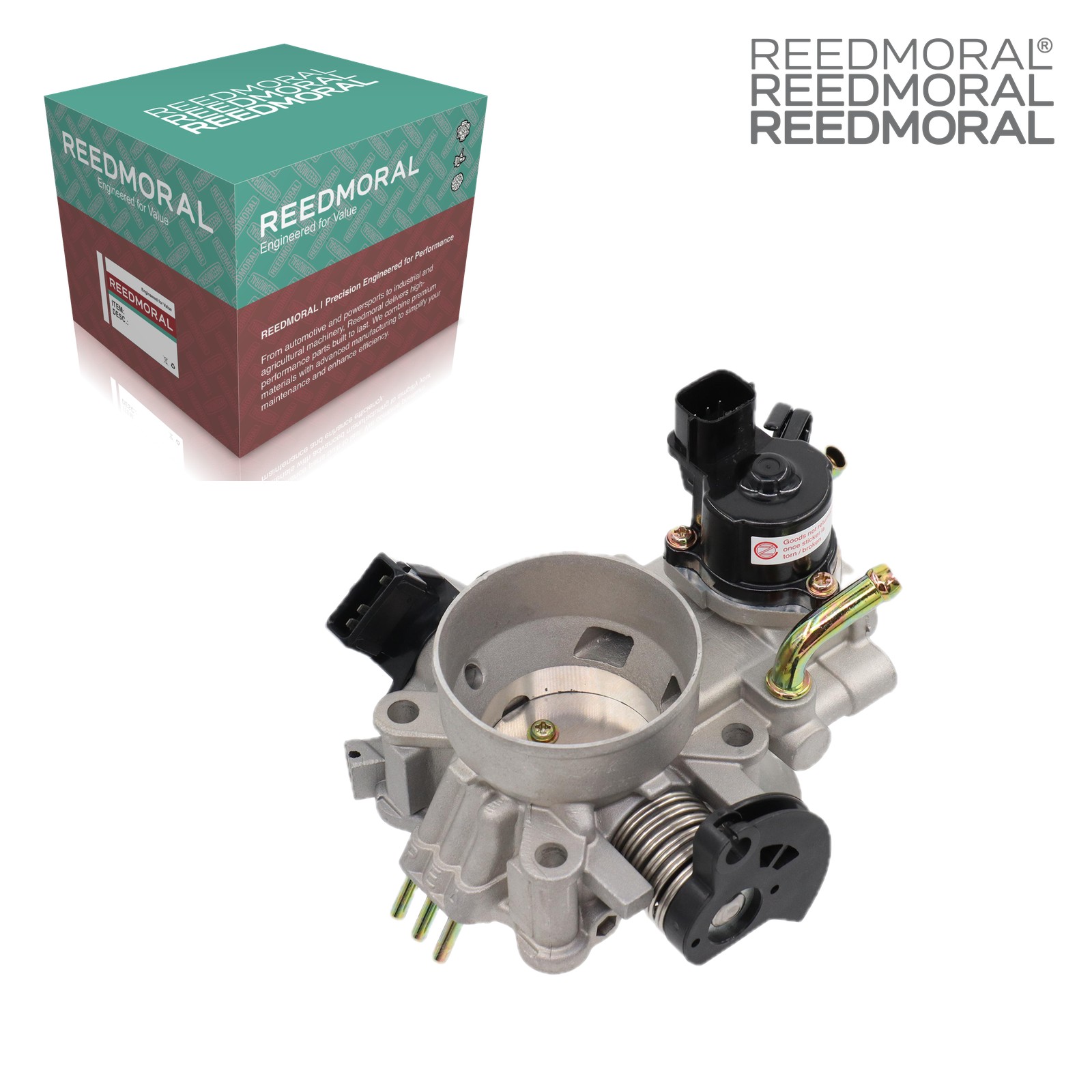 J1133 REEDMORAL electronic throttle body detail view 2 with REEDMORAL packaging