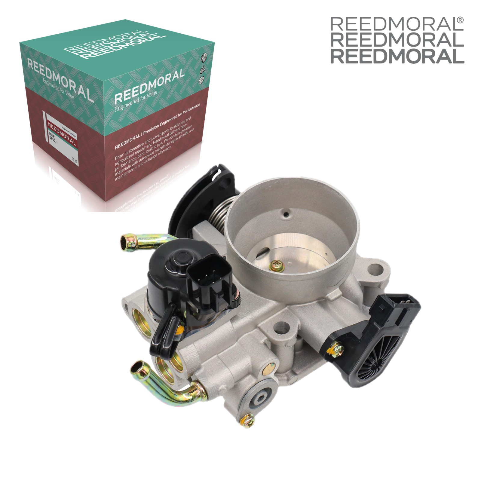 J1133 REEDMORAL electronic throttle body detail view 4 with REEDMORAL packaging