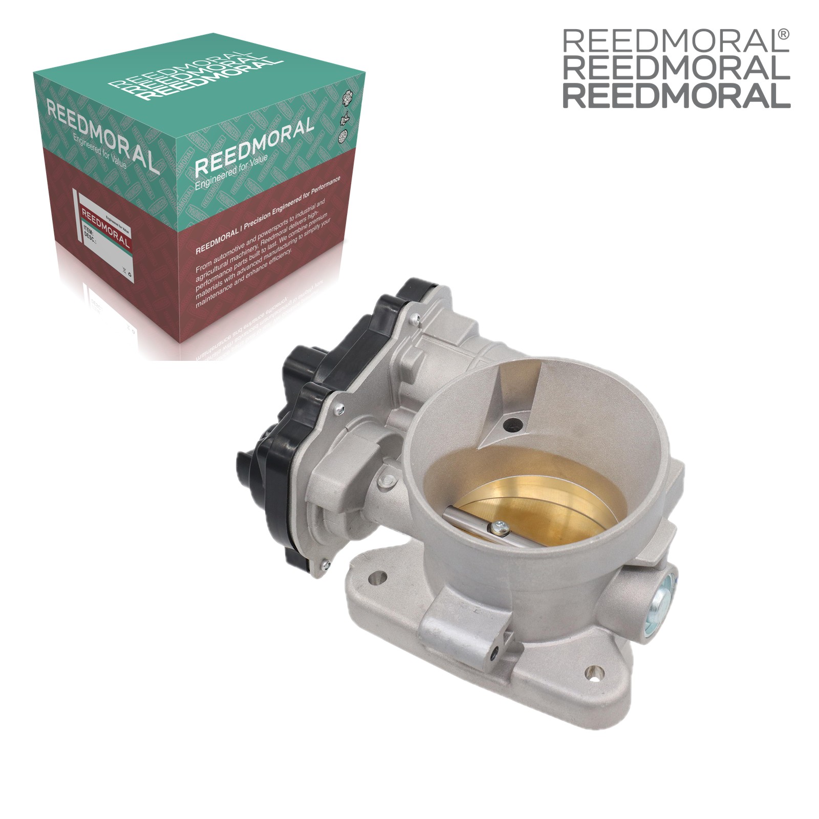 J1142 REEDMORAL electronic throttle body detail view 3 with REEDMORAL packaging