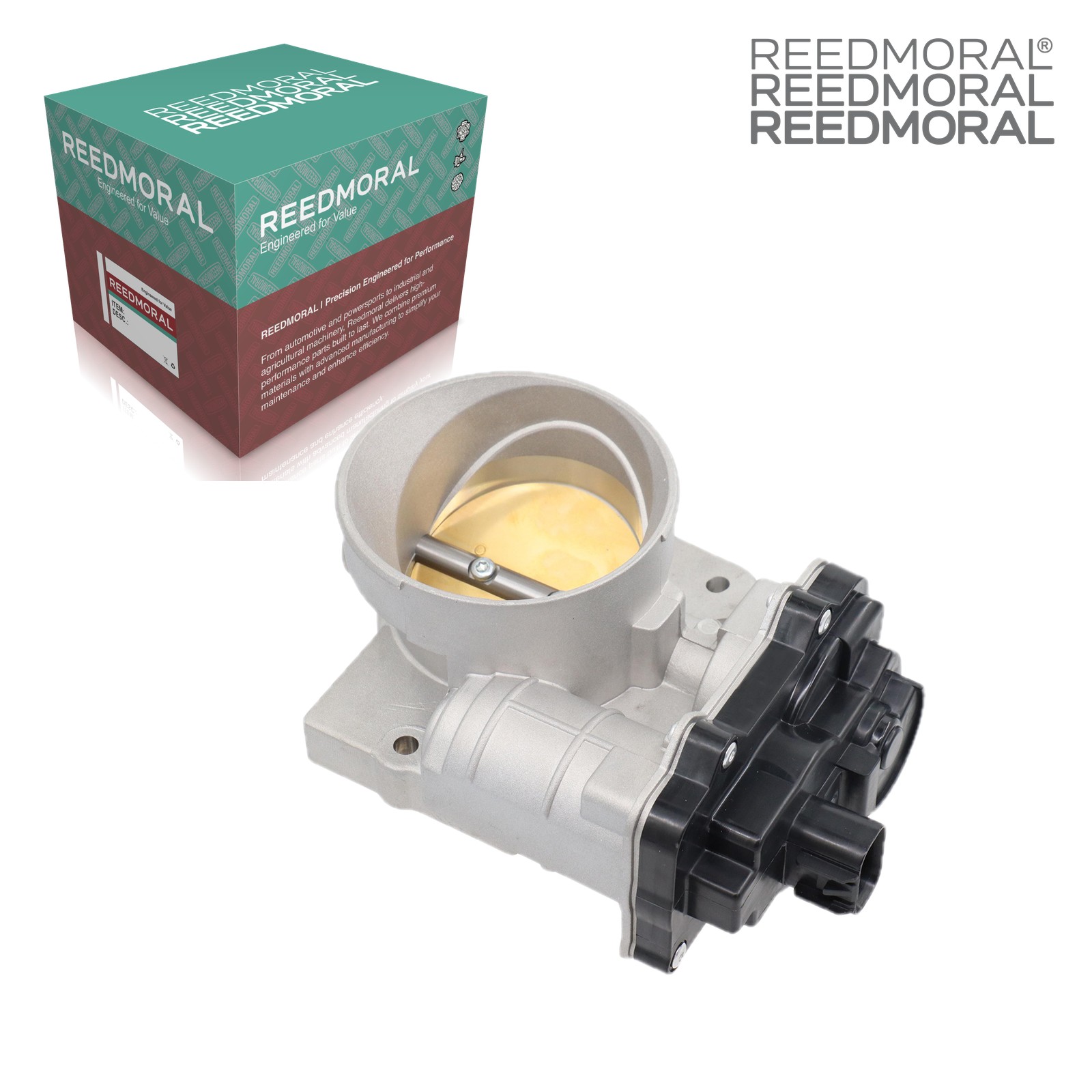 J1142 REEDMORAL electronic throttle body detail view 4 with REEDMORAL packaging