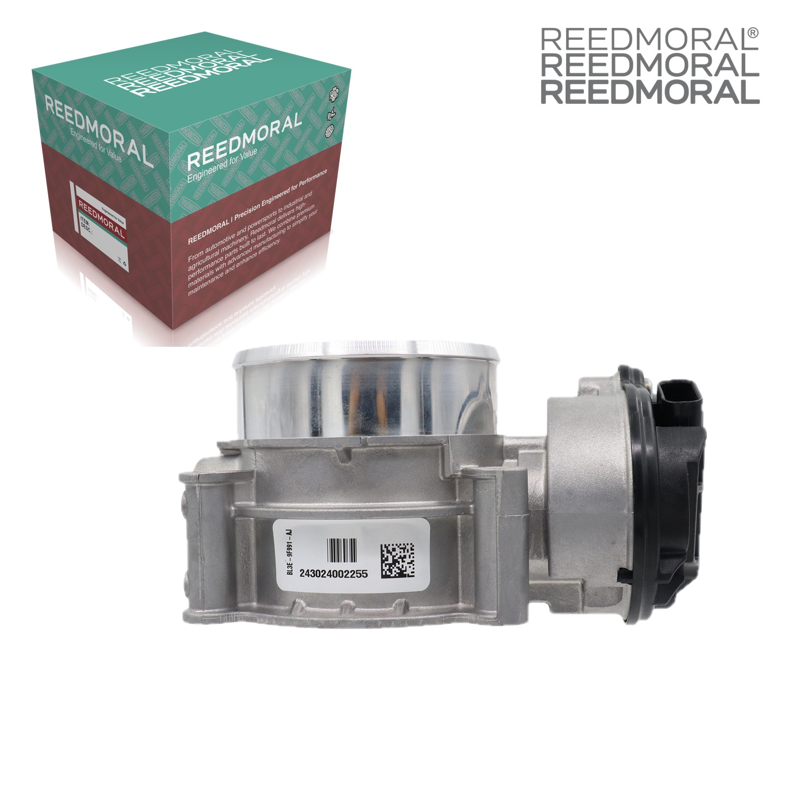 J1155 REEDMORAL electronic throttle body detail view 6 with REEDMORAL packaging
