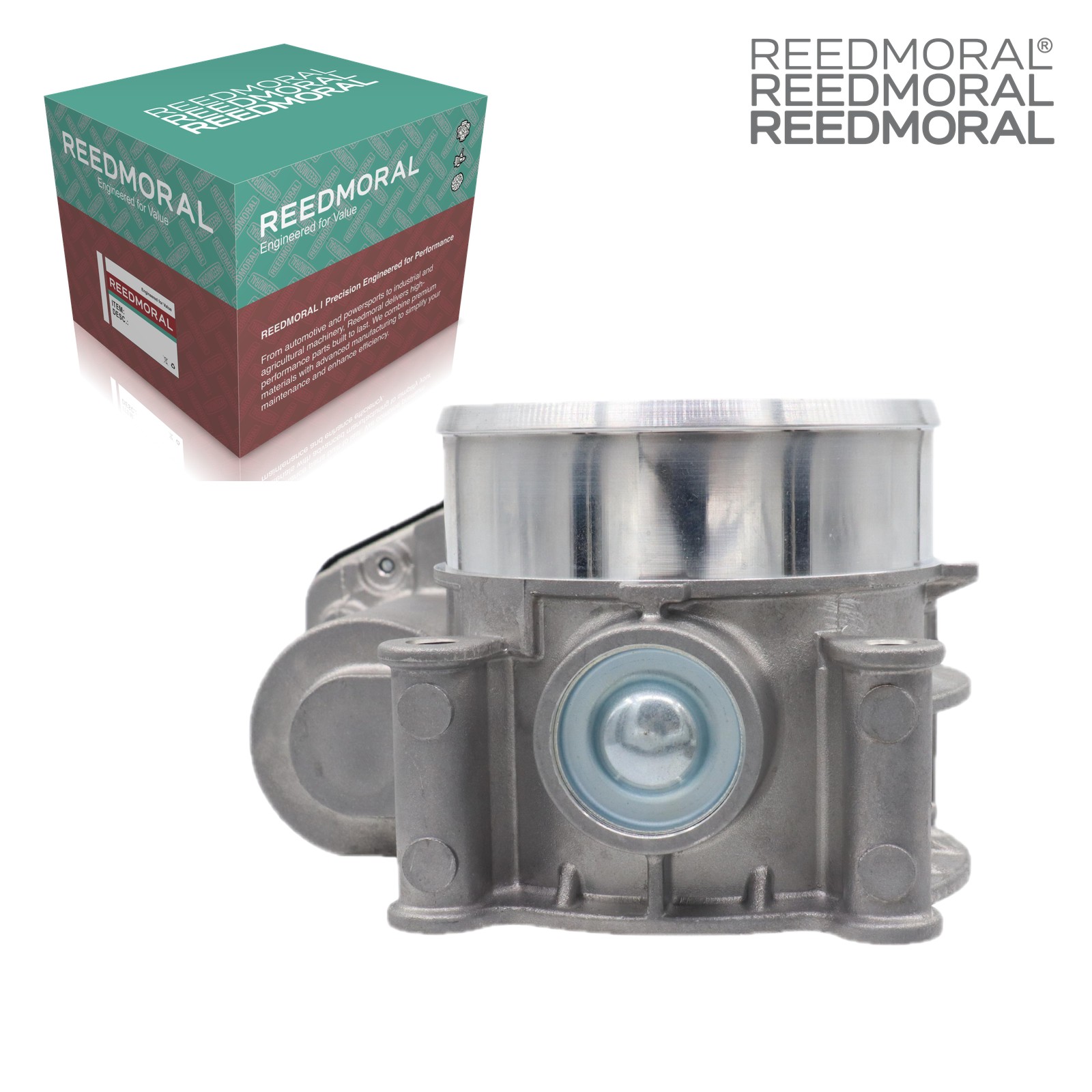 J1155 REEDMORAL electronic throttle body detail view 5 with REEDMORAL packaging