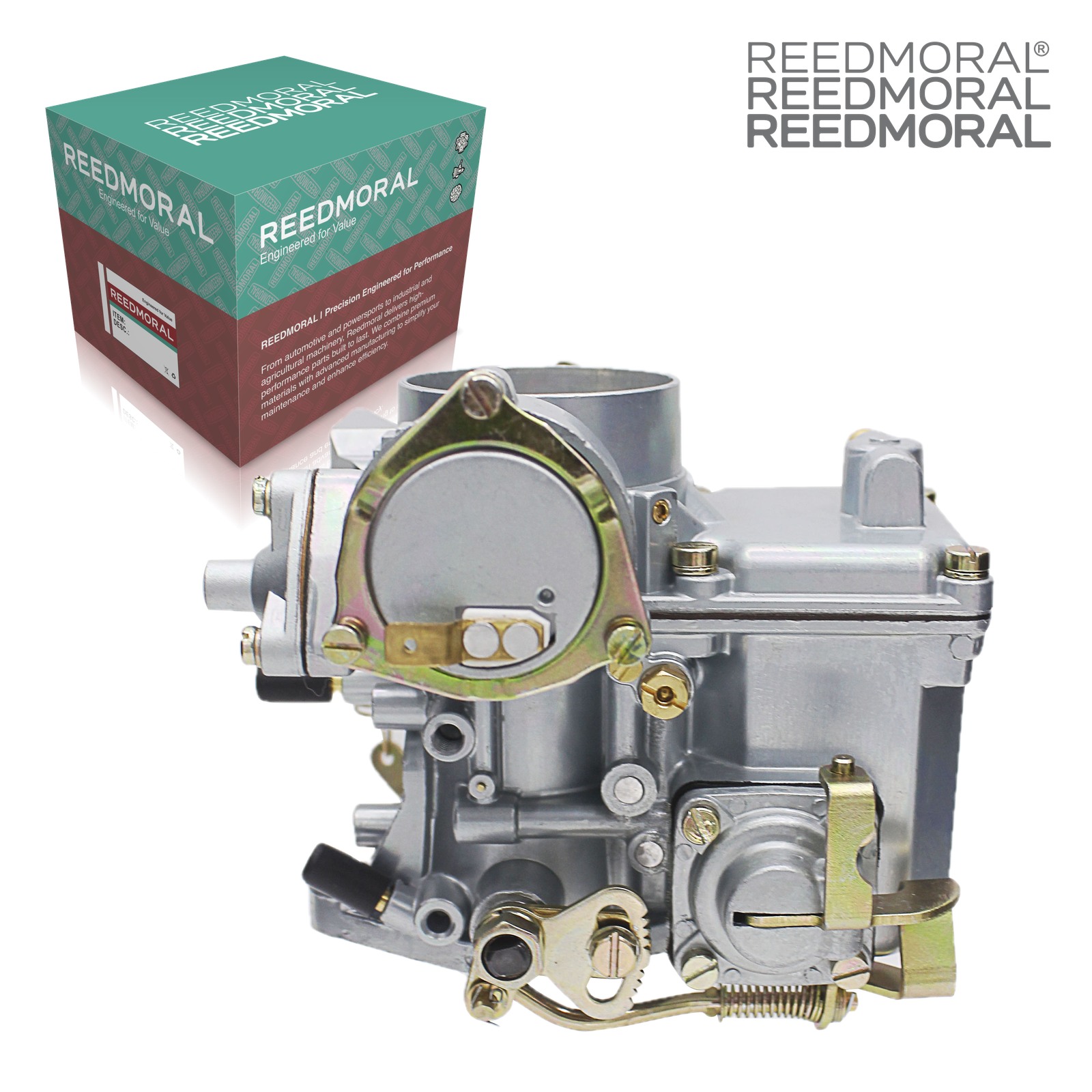 LDH108D REEDMORAL carburetor linkage side with official REEDMORAL packaging