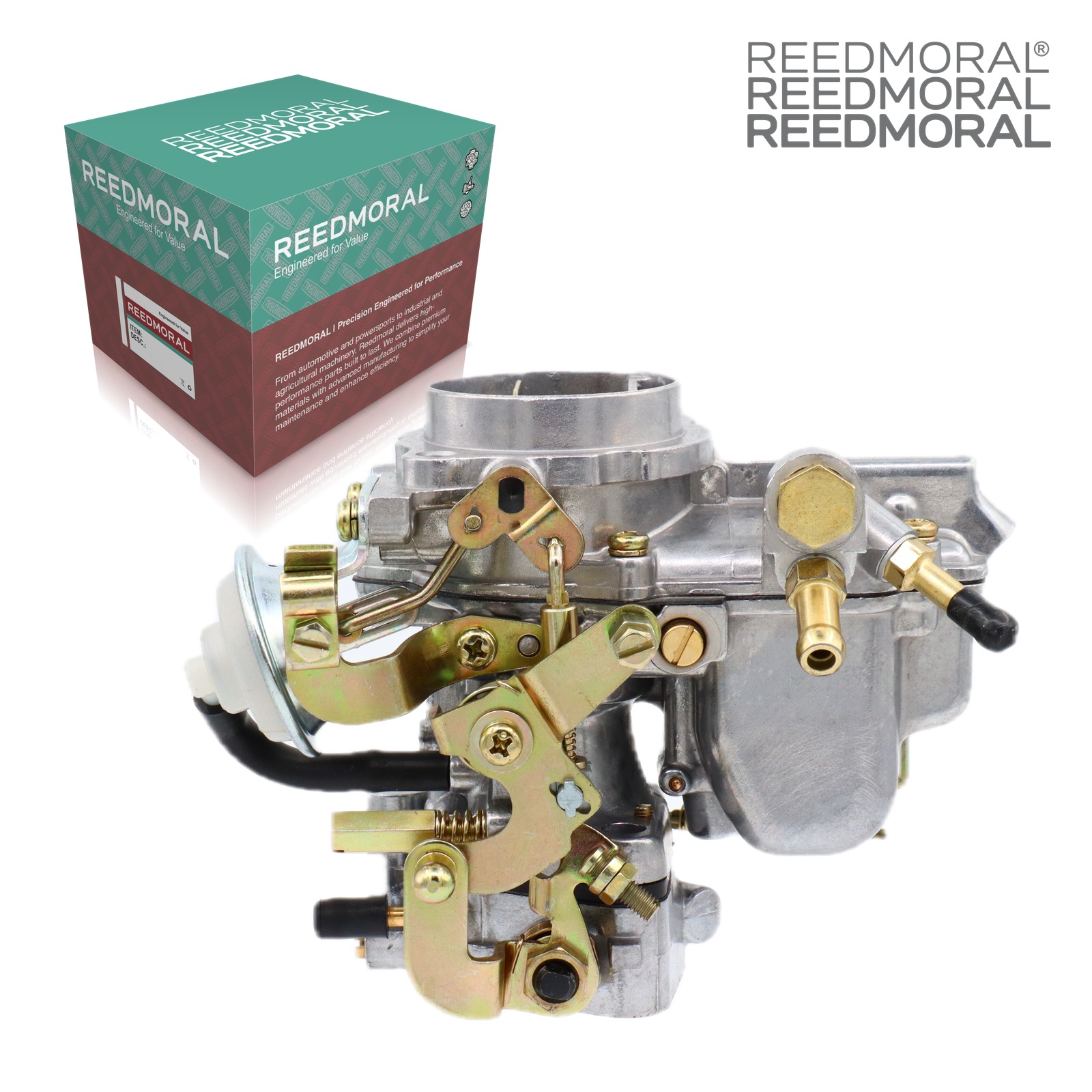 LDH113A REEDMORAL carburetor - linkage side with REEDMORAL packaging