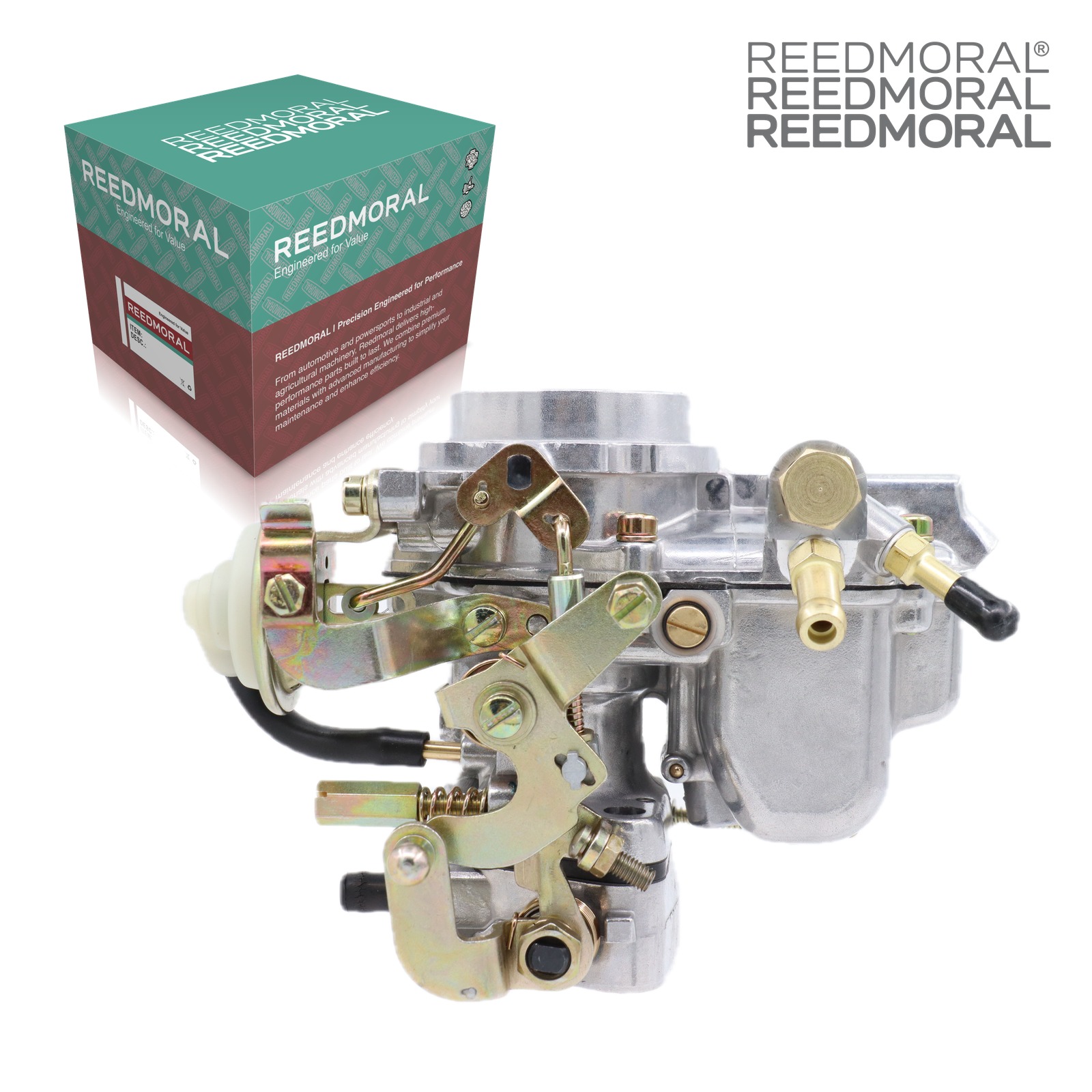 LDH113C REEDMORAL carburetor - linkage side with REEDMORAL packaging