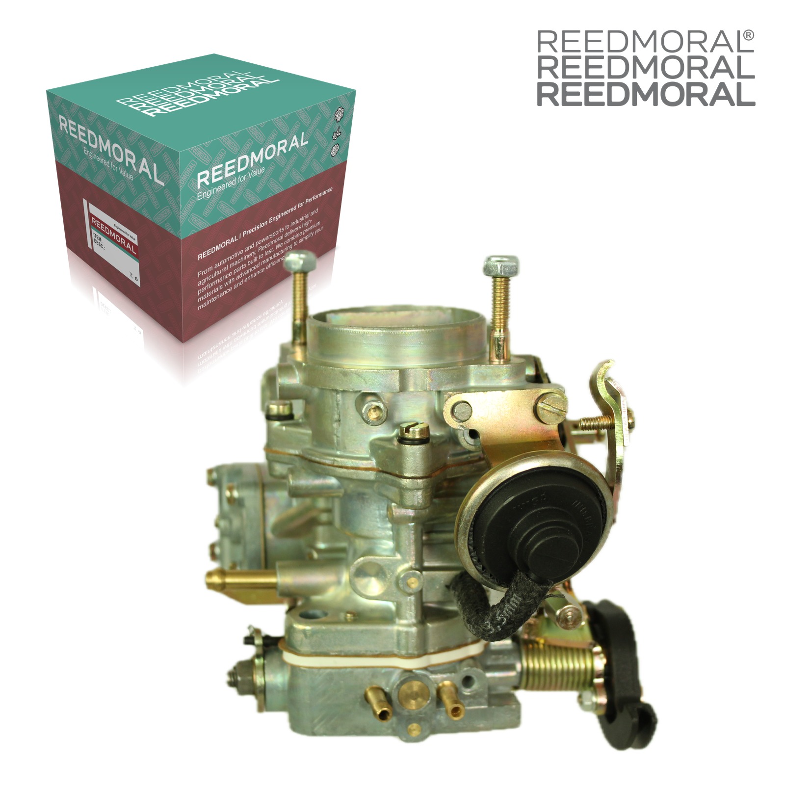 LDH113D REEDMORAL carburetor - linkage side with REEDMORAL packaging