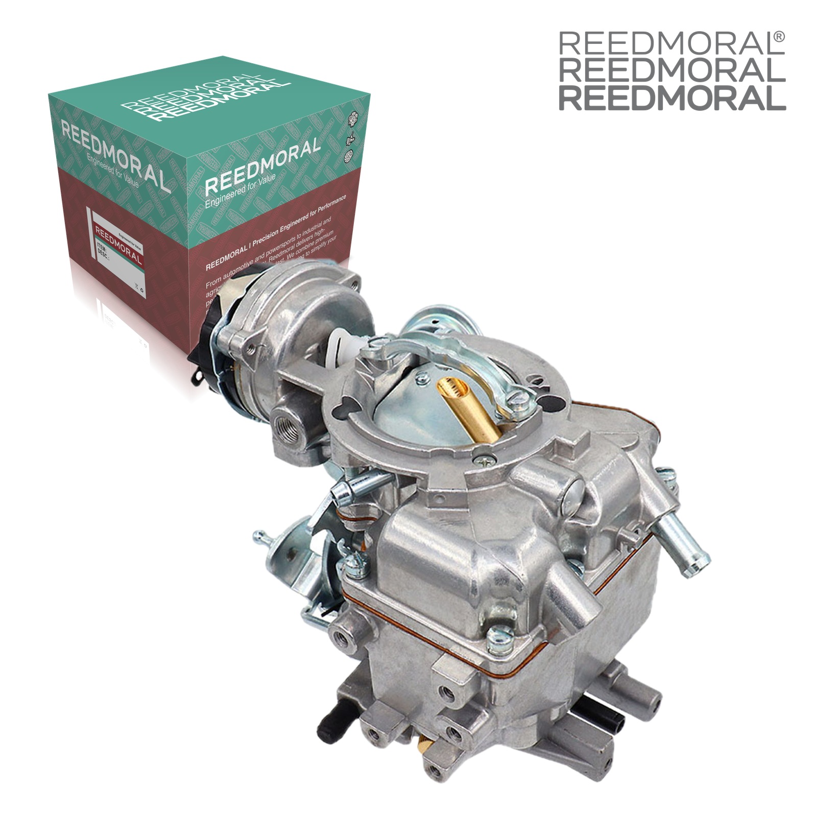 LDH152A CA-7051 Ford F-300 4.9L carburetor - main product view with REEDMORAL box