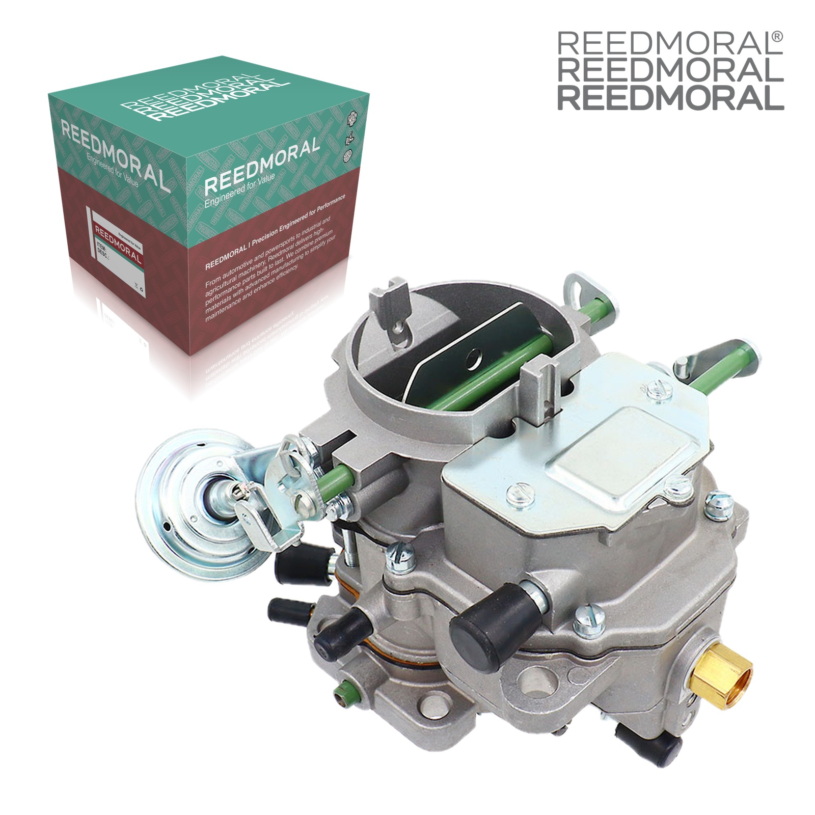 LDH228A Carter BBD Dodge Jeep AMC carburetor - main product view with REEDMORAL box