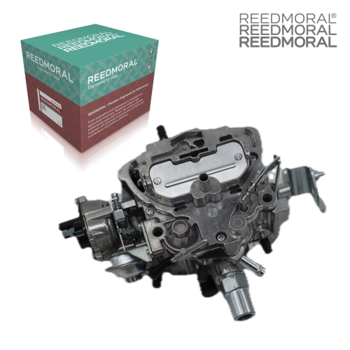 LDH264 Rochester 2-barrel 80-6268 GM carburetor - main product view with REEDMORAL box