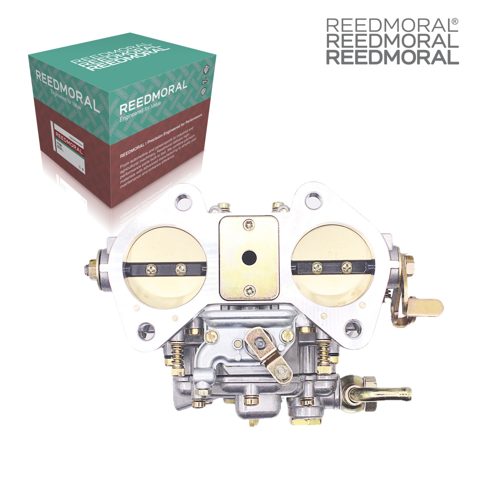 LDH265A REEDMORAL 45 DCOE-Type 19600.060 - mounting flange view with REEDMORAL box