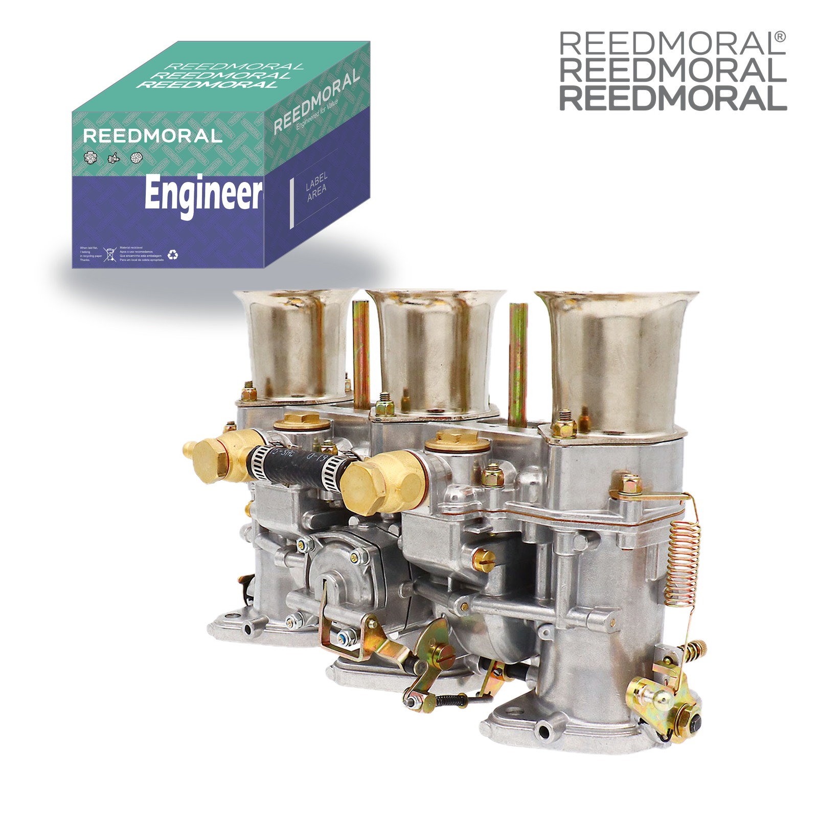 LDH308A REEDMORAL carburetor front with REEDMORAL packaging