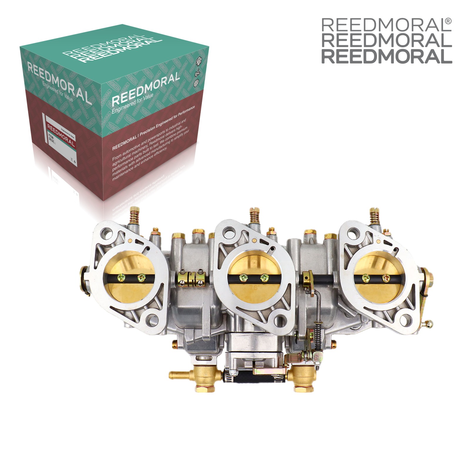 LDH308B REEDMORAL carburetor linkage side with official REEDMORAL packaging