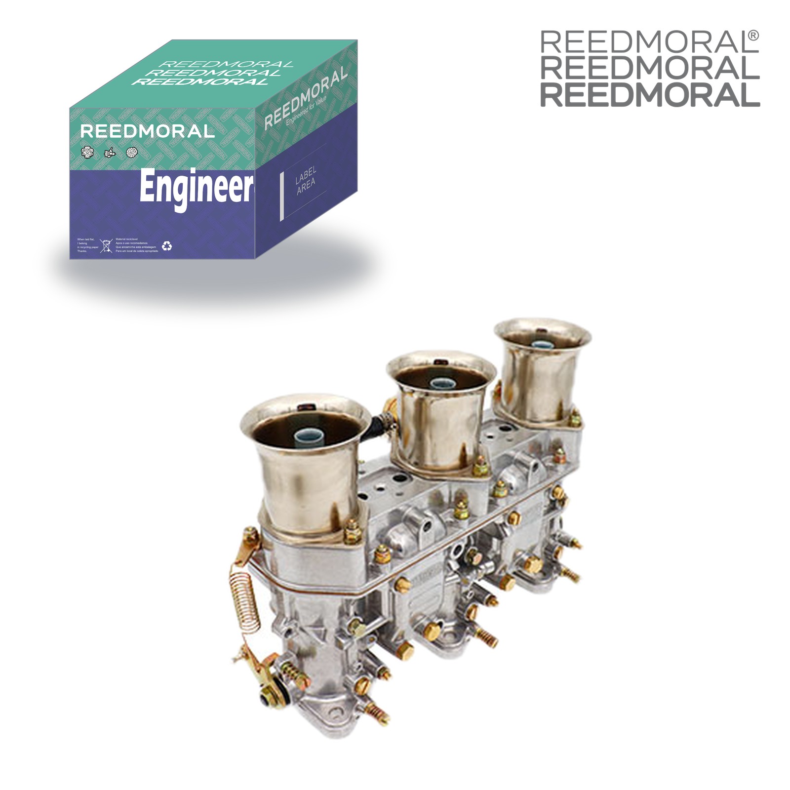 LDH308C REEDMORAL carburetor side with REEDMORAL packaging