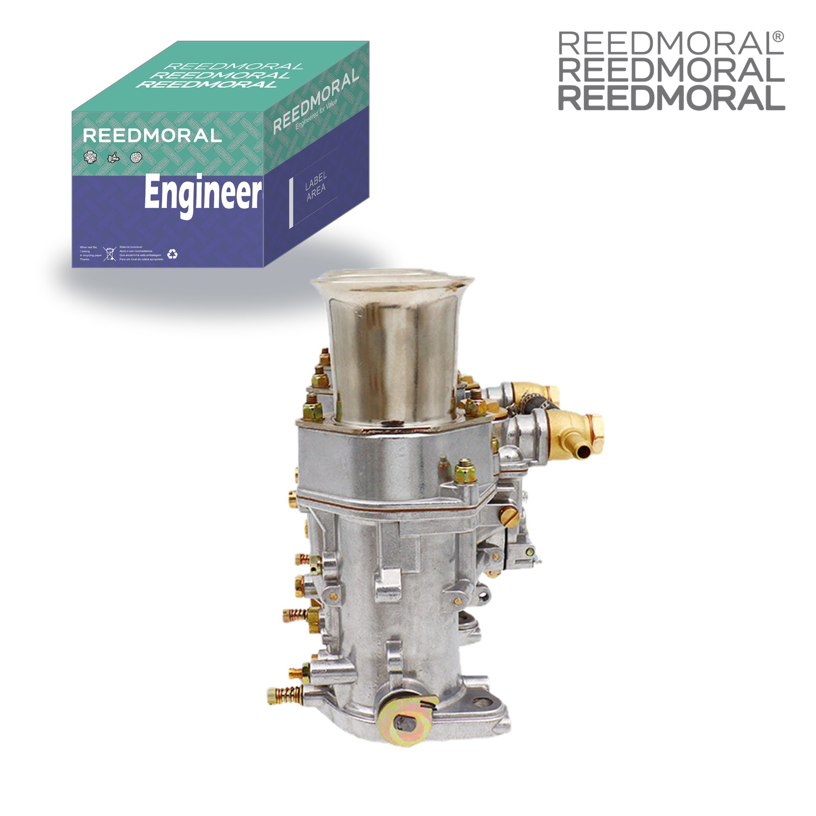 LDH308C REEDMORAL carburetor rear with REEDMORAL packaging