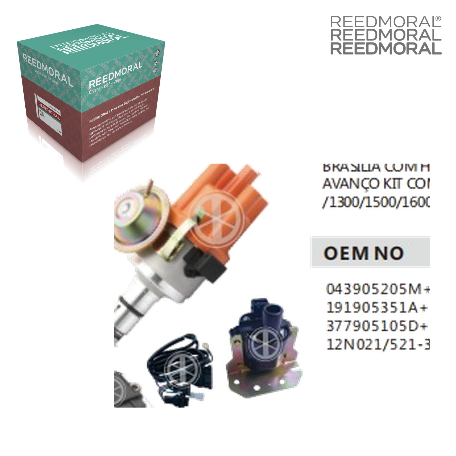 DHTZ105 REEDMORAL Ignition Distributor Assembly 043-905-205M detail view 2