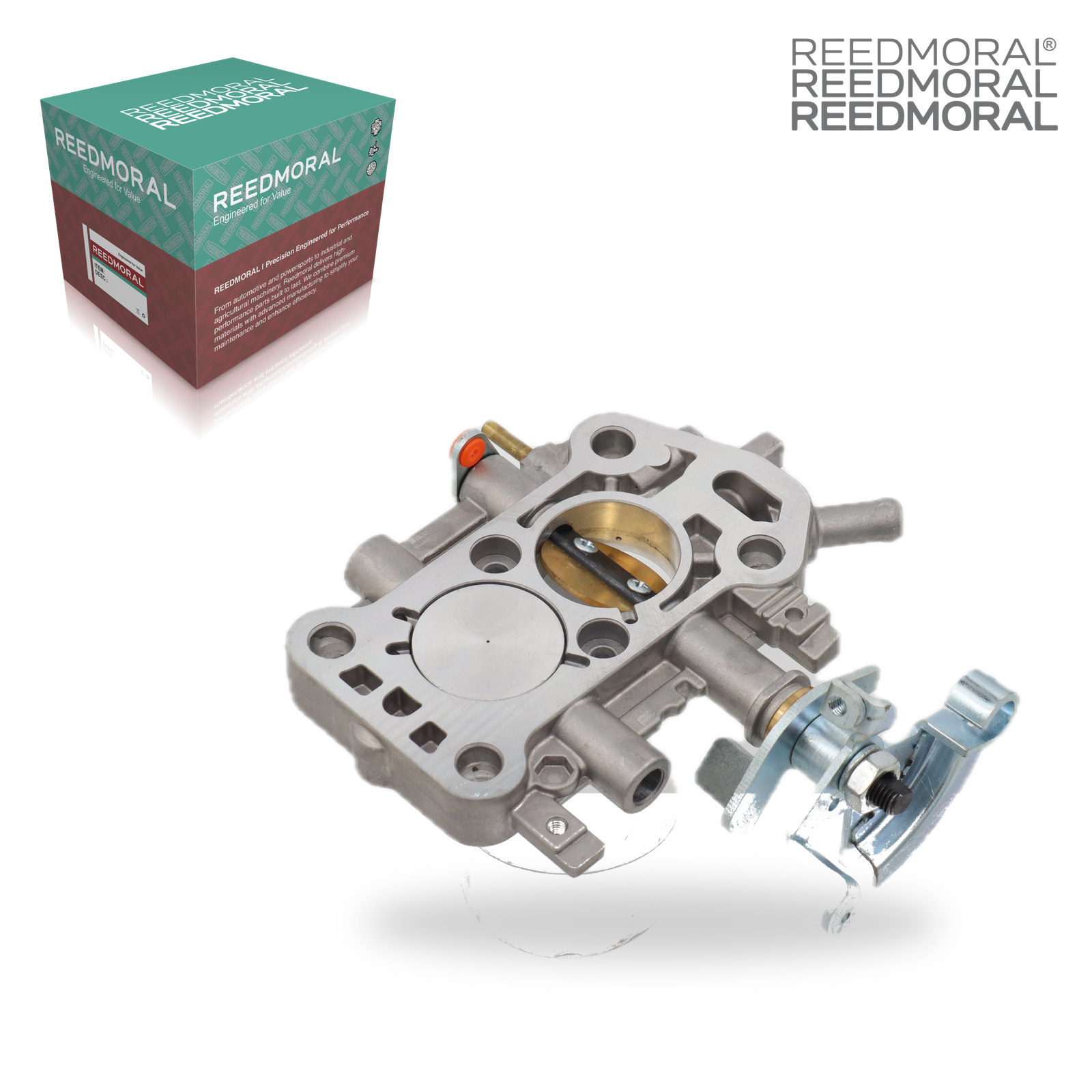 DZ009 REEDMORAL Carburetor Mounting Base Assembly 4G54 detail view 2