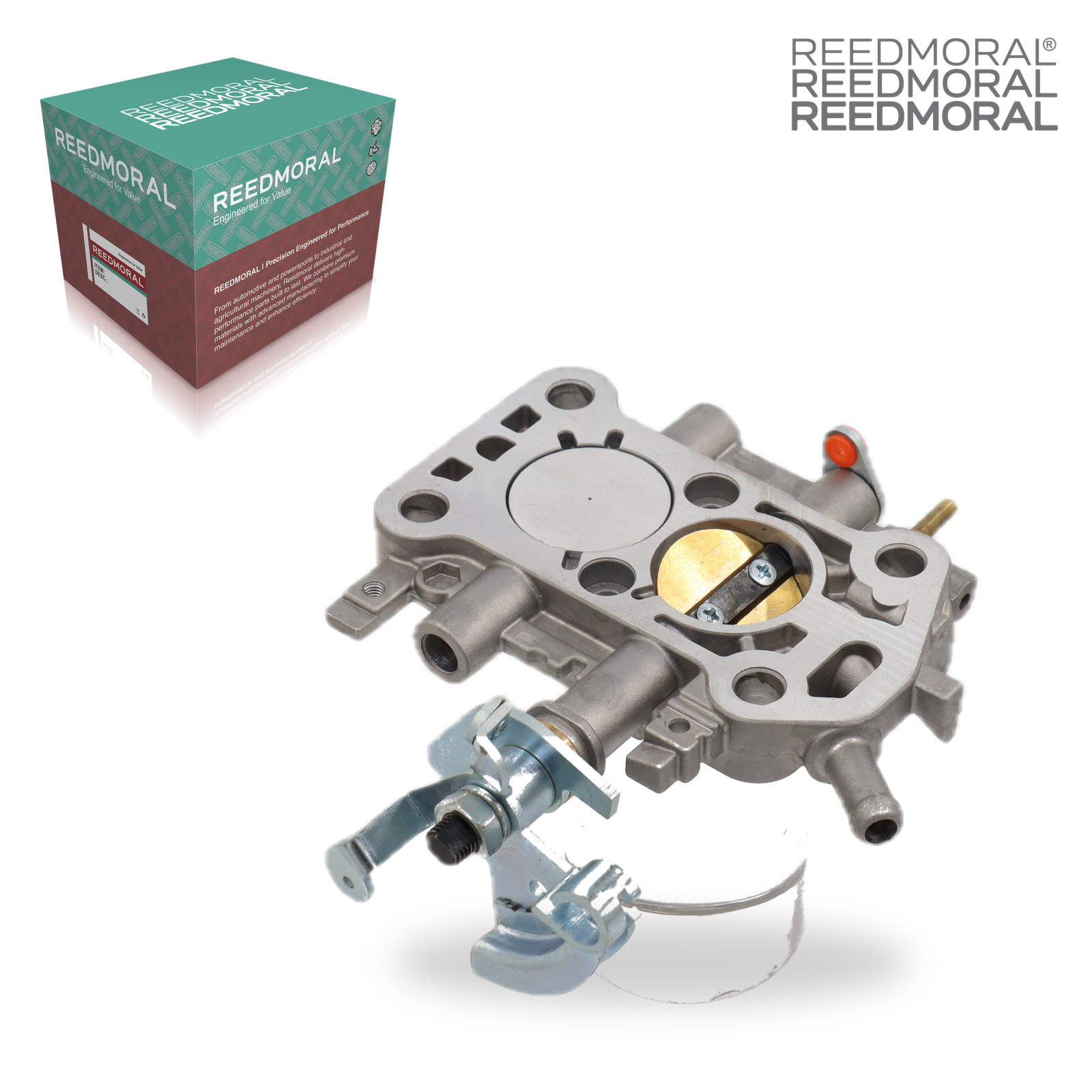 DZ009 REEDMORAL Carburetor Mounting Base Assembly 4G54 detail view 4