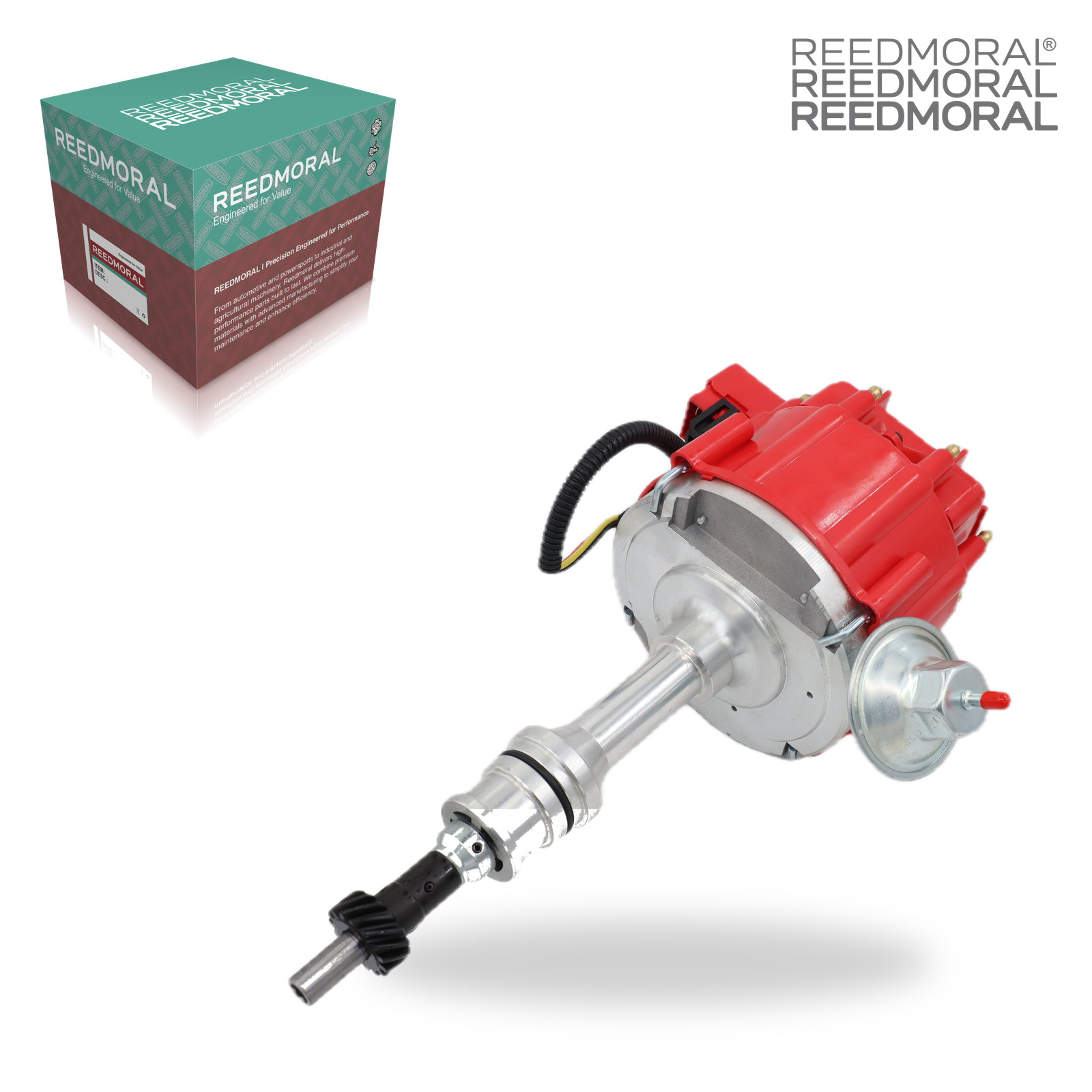 FDQ007C REEDMORAL Ignition Distributor Assembly 6510红色 detail view 2