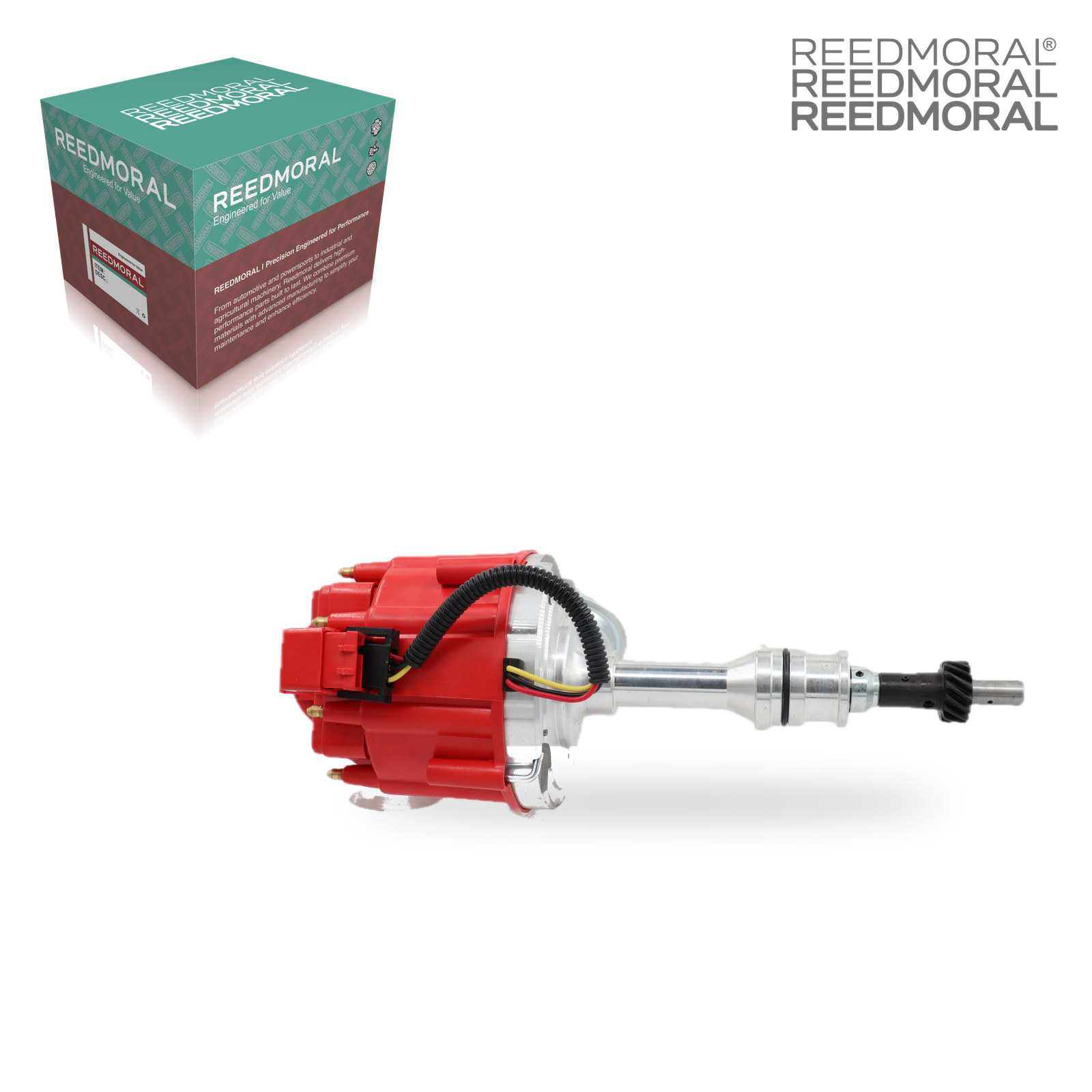 FDQ007C REEDMORAL Ignition Distributor Assembly 6510红色 detail view 3