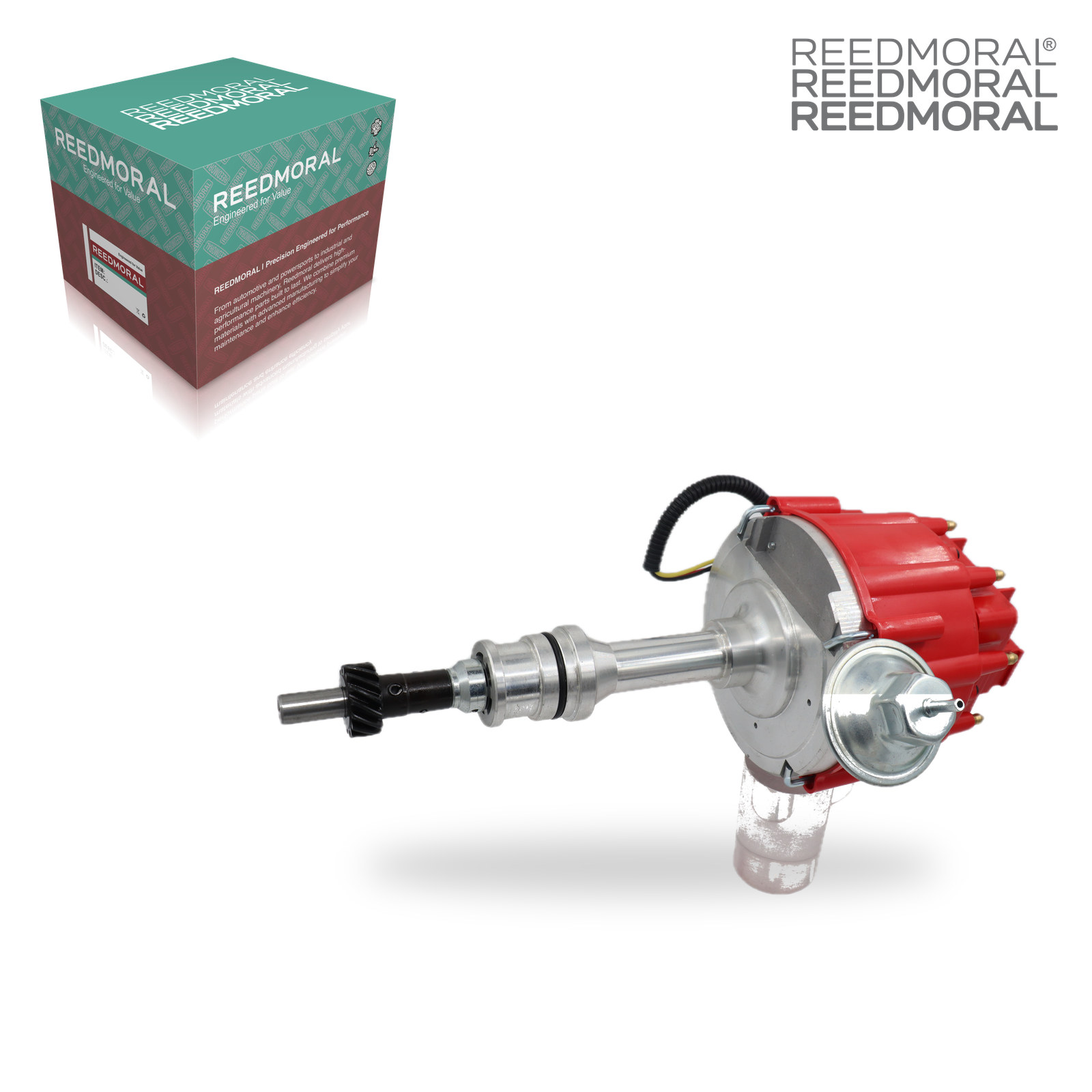 FDQ007C REEDMORAL Ignition Distributor Assembly 6510红色 detail view 4