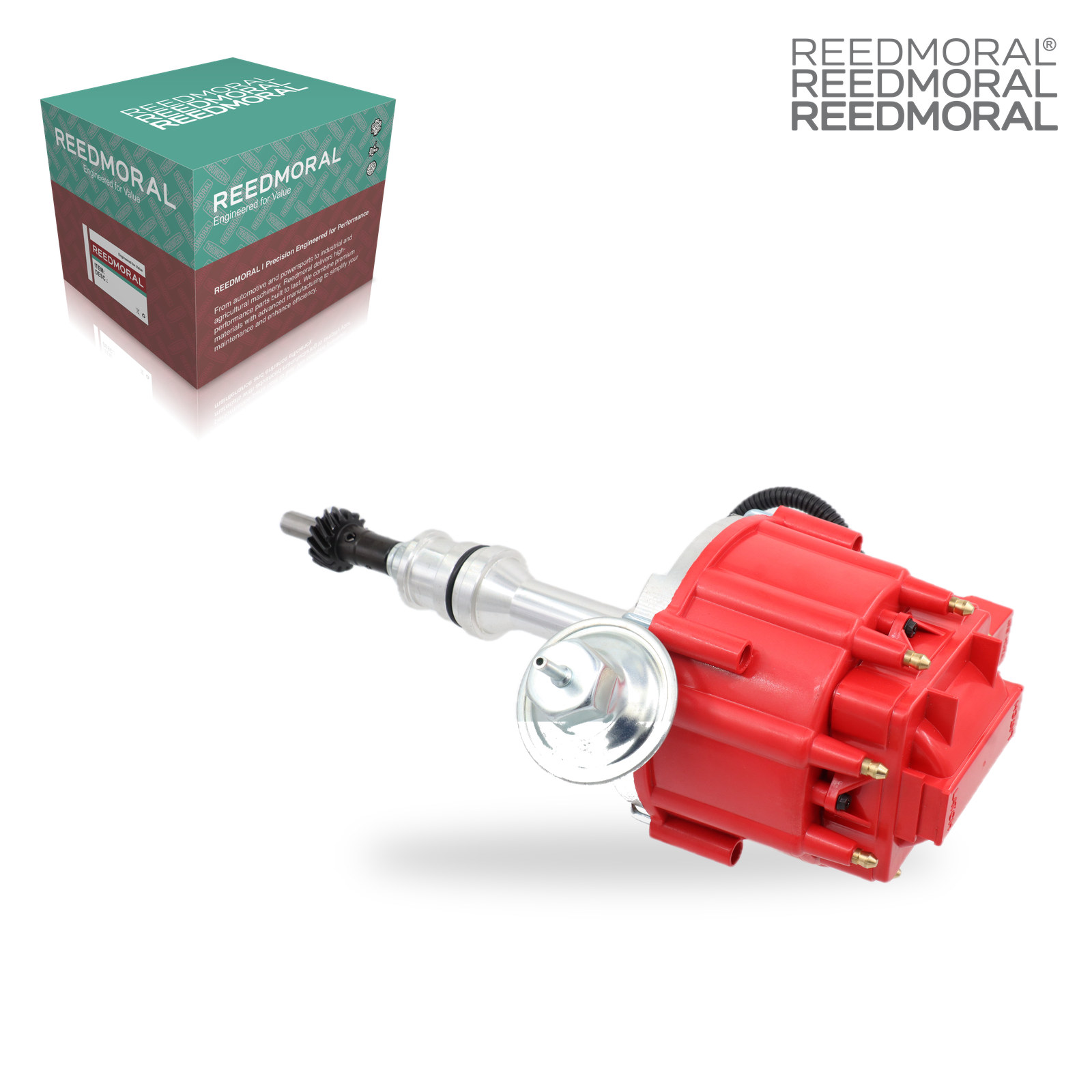 FDQ007C REEDMORAL Ignition Distributor Assembly 6510红色 detail view 7