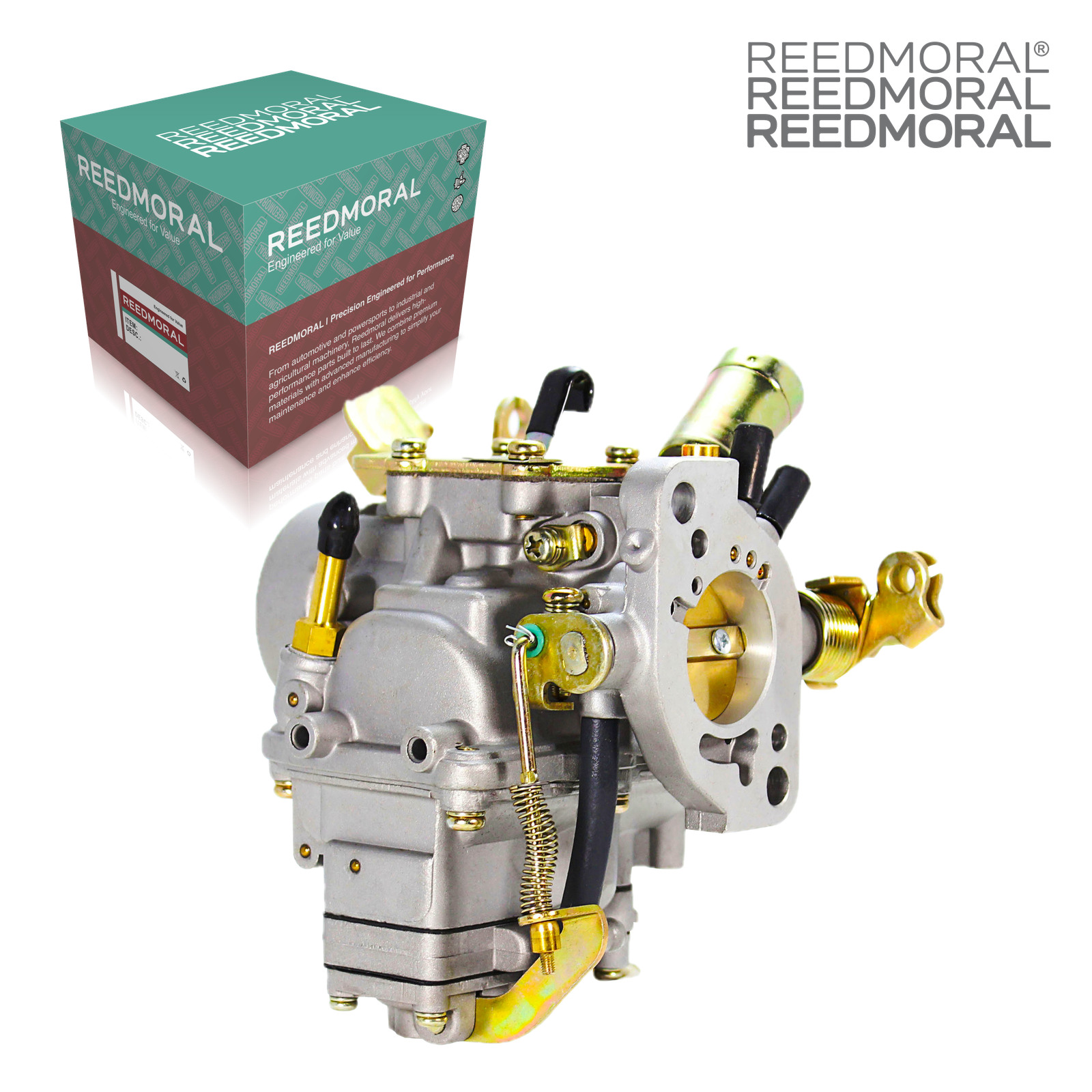 LDH101 REEDMORAL carburetor linkage side with official REEDMORAL packaging
