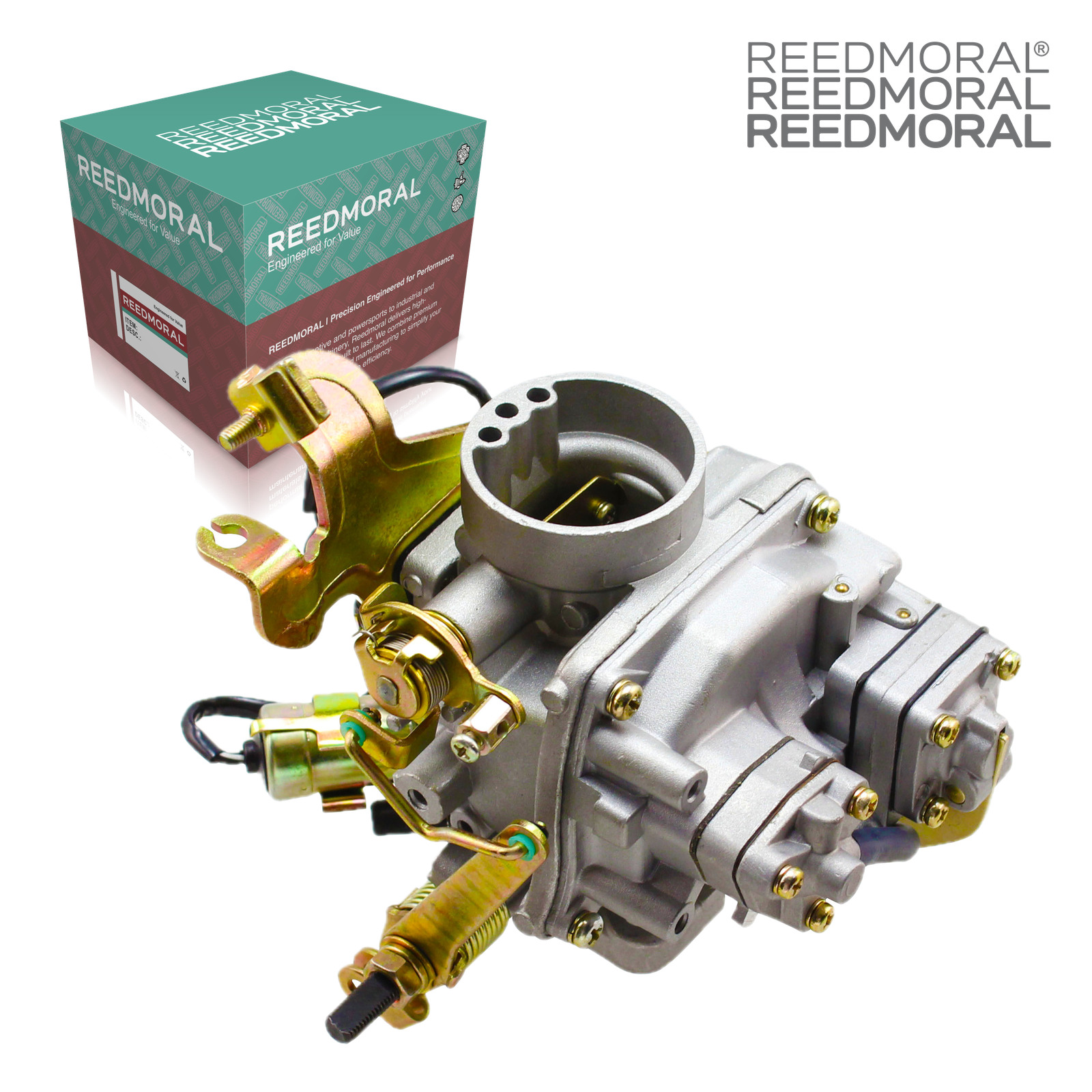 LDH101 REEDMORAL carburetor mounting side with official REEDMORAL packaging
