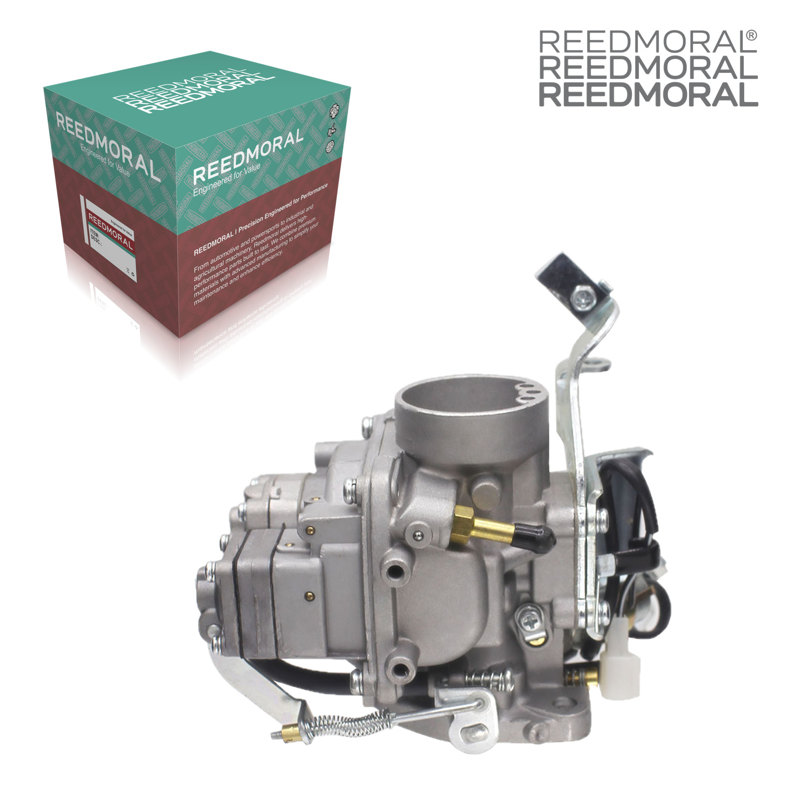 LDH101AL REEDMORAL carburetor mounting side with official REEDMORAL packaging