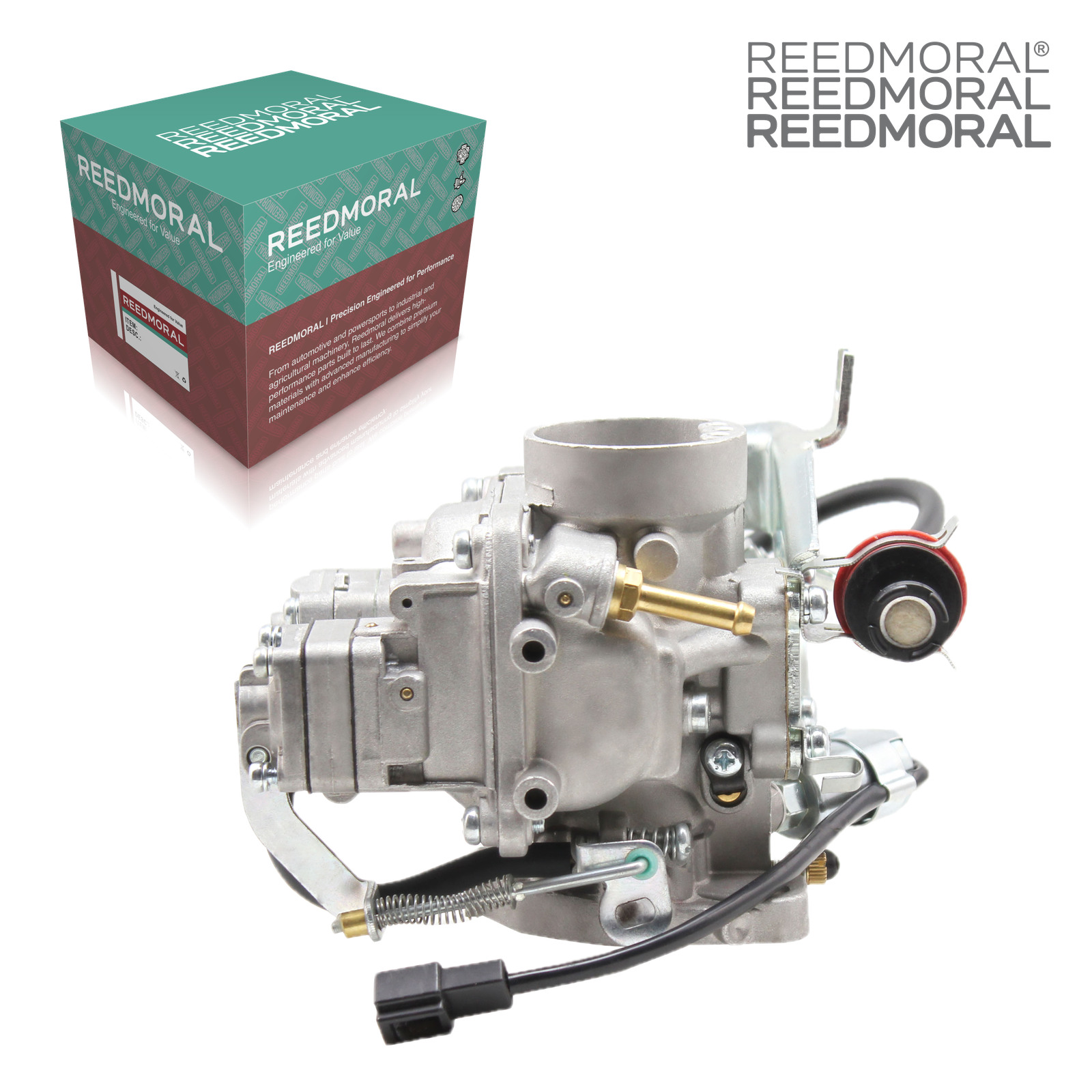LDH101B REEDMORAL carburetor mounting side with official REEDMORAL packaging