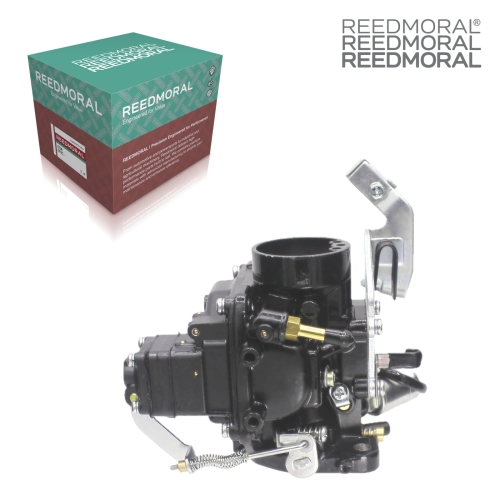 LDH102H REEDMORAL carburetor front angle with official REEDMORAL packaging