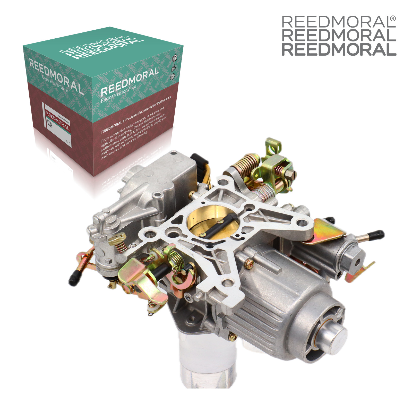 LDH103 REEDMORAL carburetor rear angle with official REEDMORAL packaging