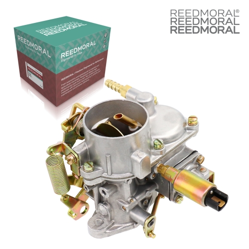 LDH105 REEDMORAL carburetor front angle with official REEDMORAL packaging