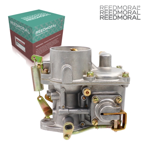 LDH105A REEDMORAL carburetor front angle with official REEDMORAL packaging