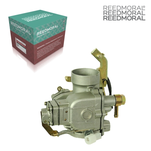 LDH107 REEDMORAL carburetor front angle with official REEDMORAL packaging