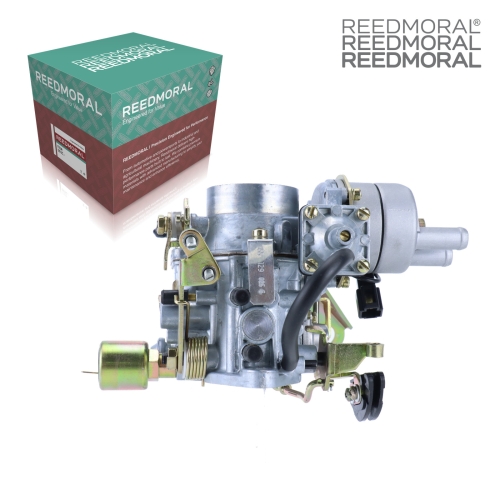 LDH108C REEDMORAL carburetor front angle with official REEDMORAL packaging