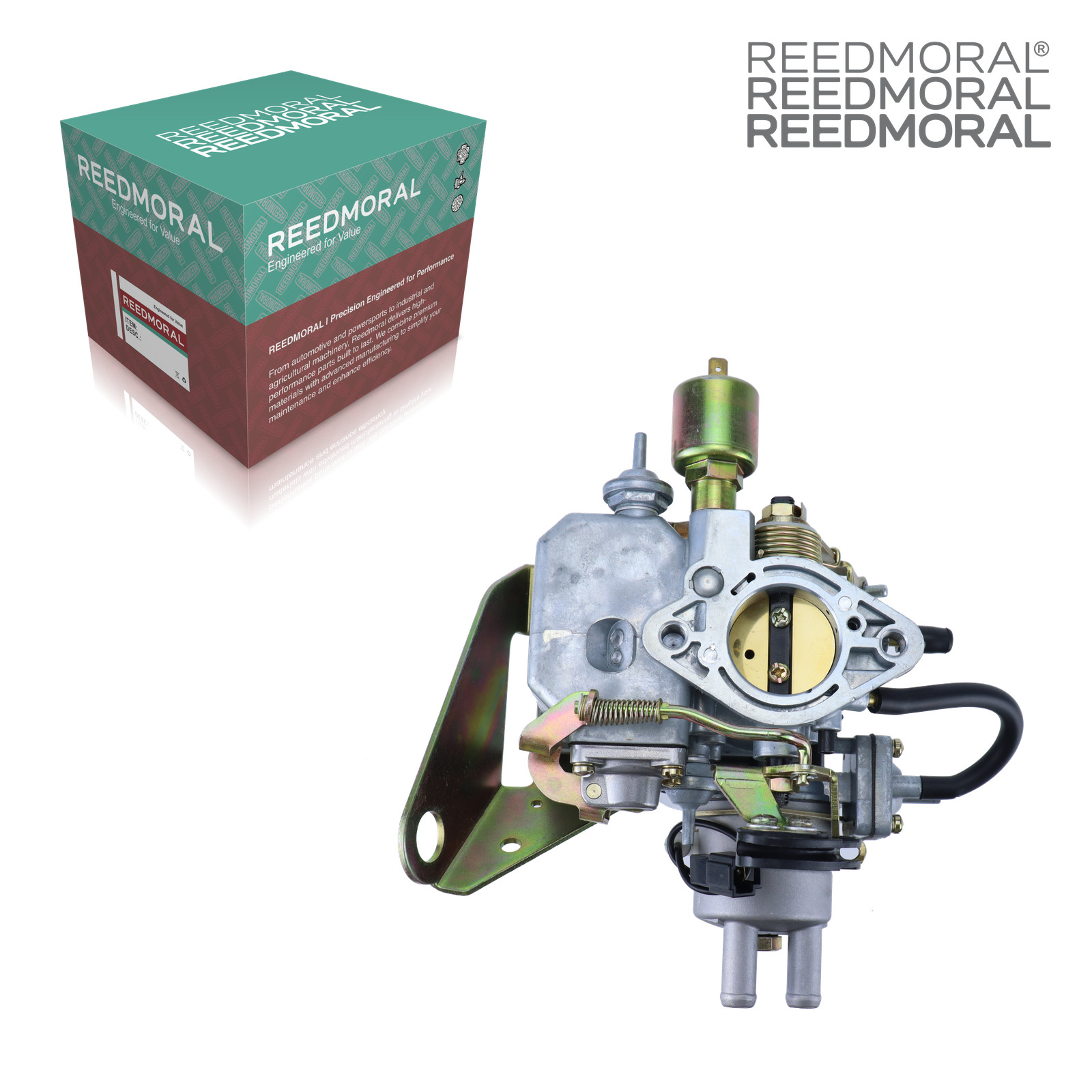 LDH108C REEDMORAL carburetor rear angle with official REEDMORAL packaging