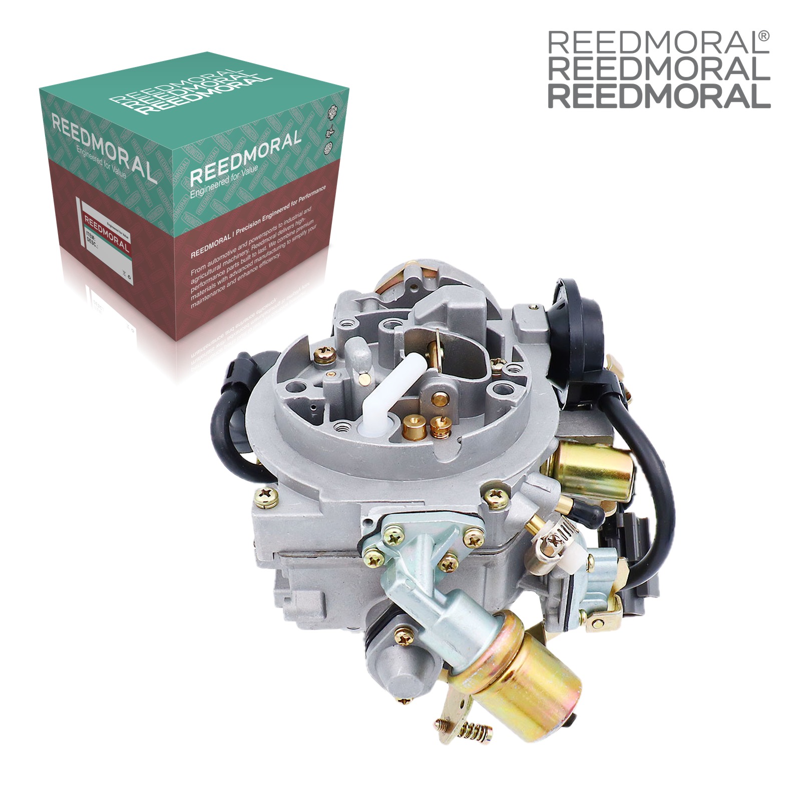 LDH215N REEDMORAL Hitachi-type two-barrel downdraft carburetor assembly 7.M8153.00 05 - linkage-side