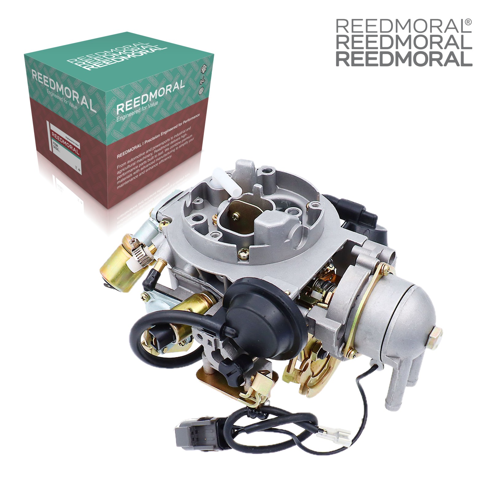 LDH215N REEDMORAL Hitachi-type two-barrel downdraft carburetor assembly 7.M8153.00 05 - vacuum-servo-side