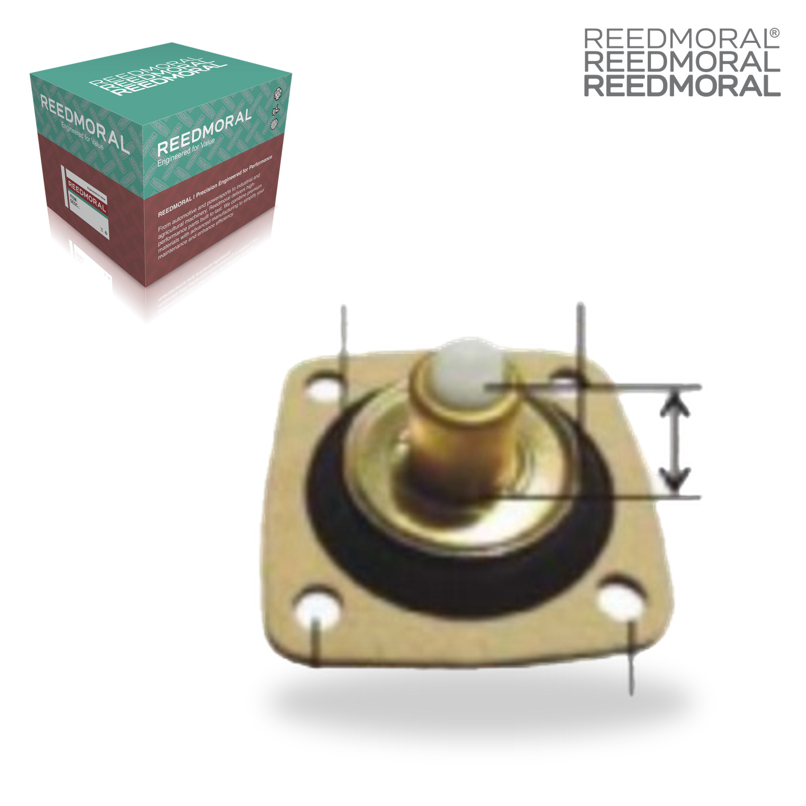 MP267 REEDMORAL Carburetor Accelerator Pump Diaphragm MP267 detail view 2