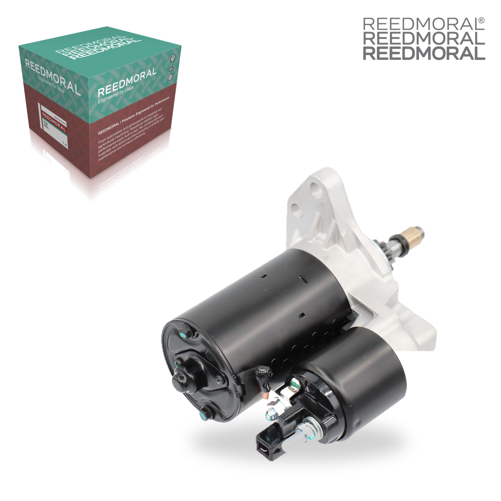QDJ003 REEDMORAL Starter Motor 17415N detail view 2