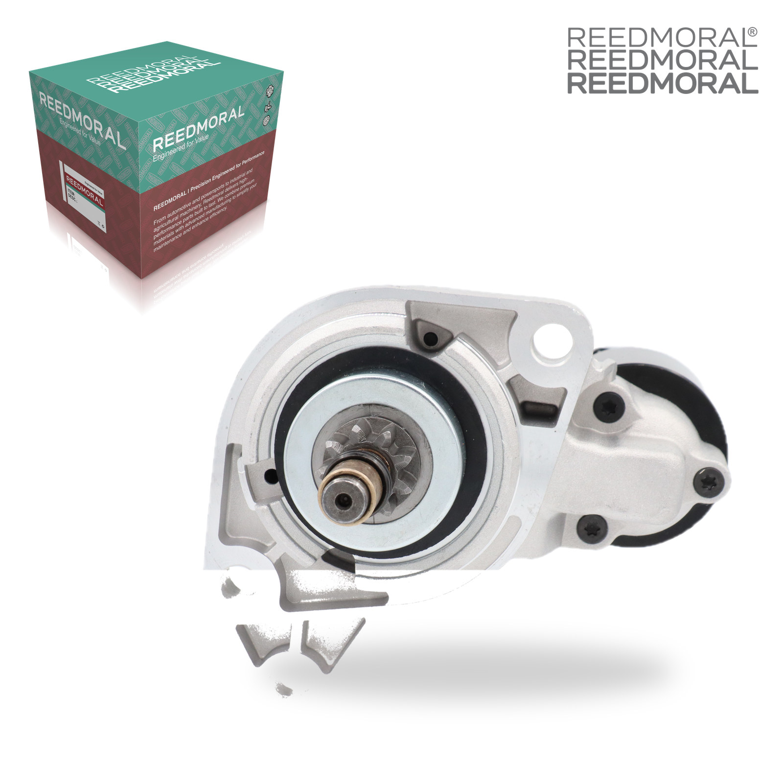 QDJ003 REEDMORAL Starter Motor 17415N detail view 4